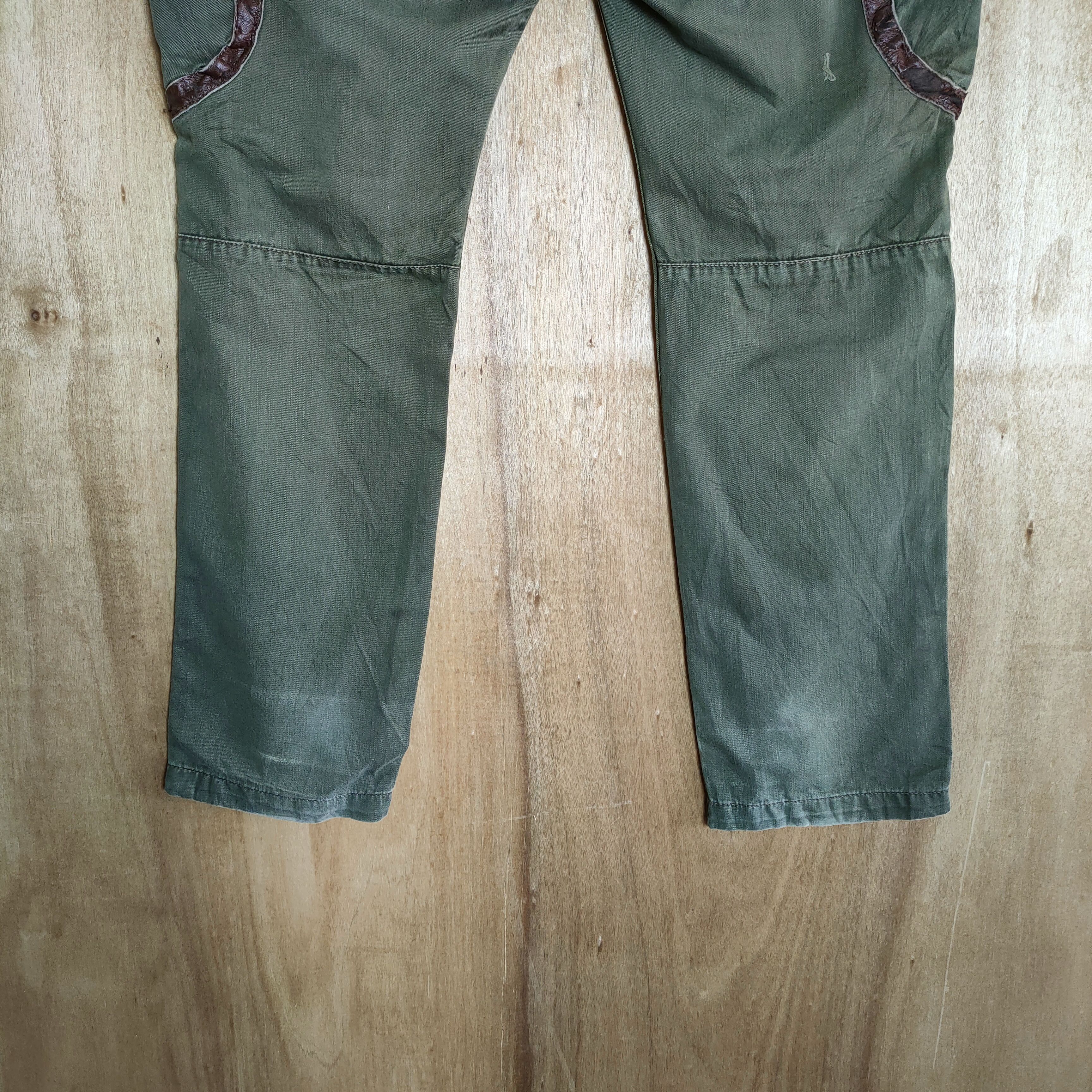 Japanese Brand JAPANESE BRAND VINTAGE FADED GREEN CARGO PANTS Size US 32 / EU 48 - 10 Thumbnail