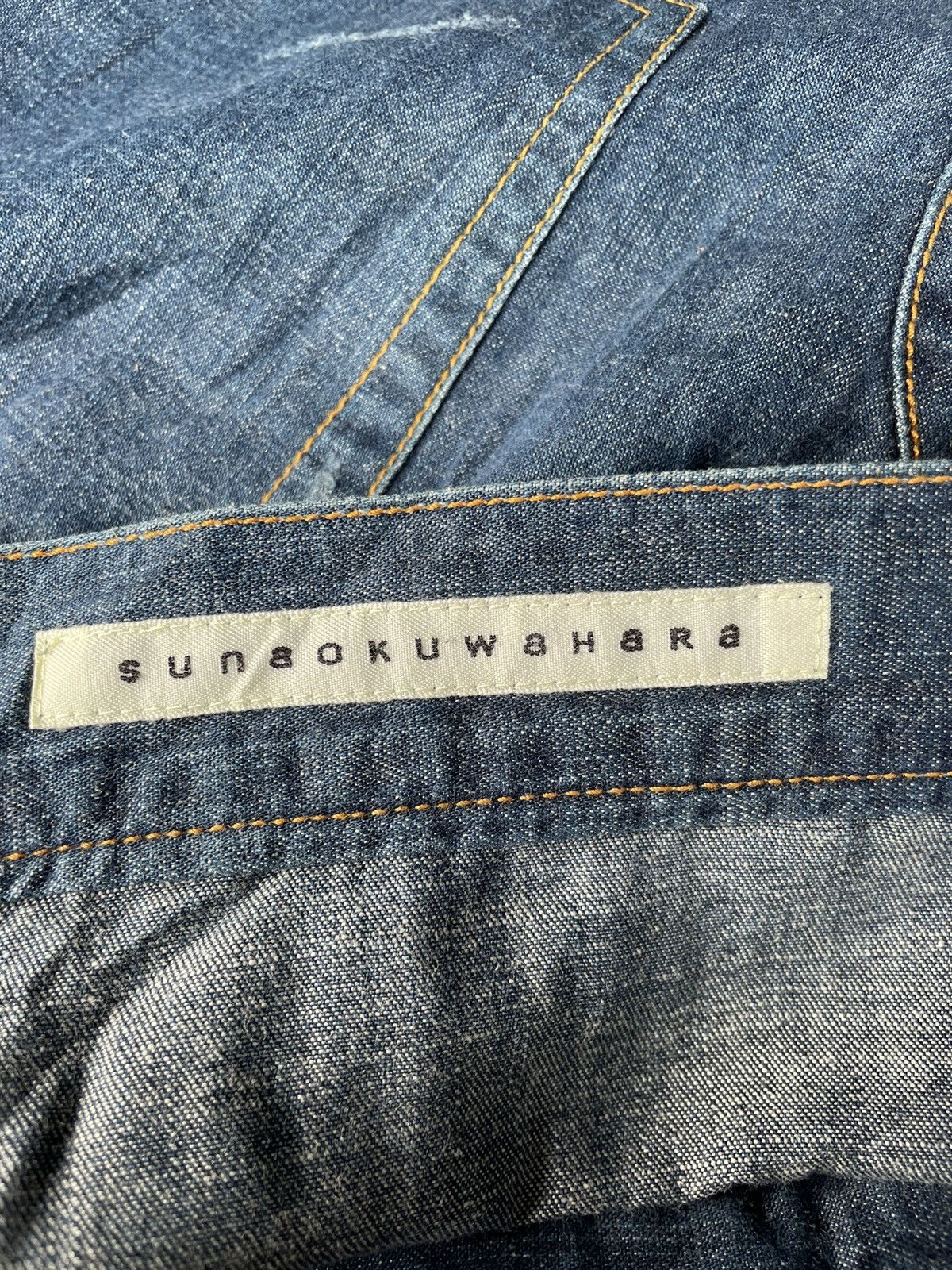 Issey Miyake Sinaokuwahara Light Denim Design Pants Size US 31 - 11 Thumbnail