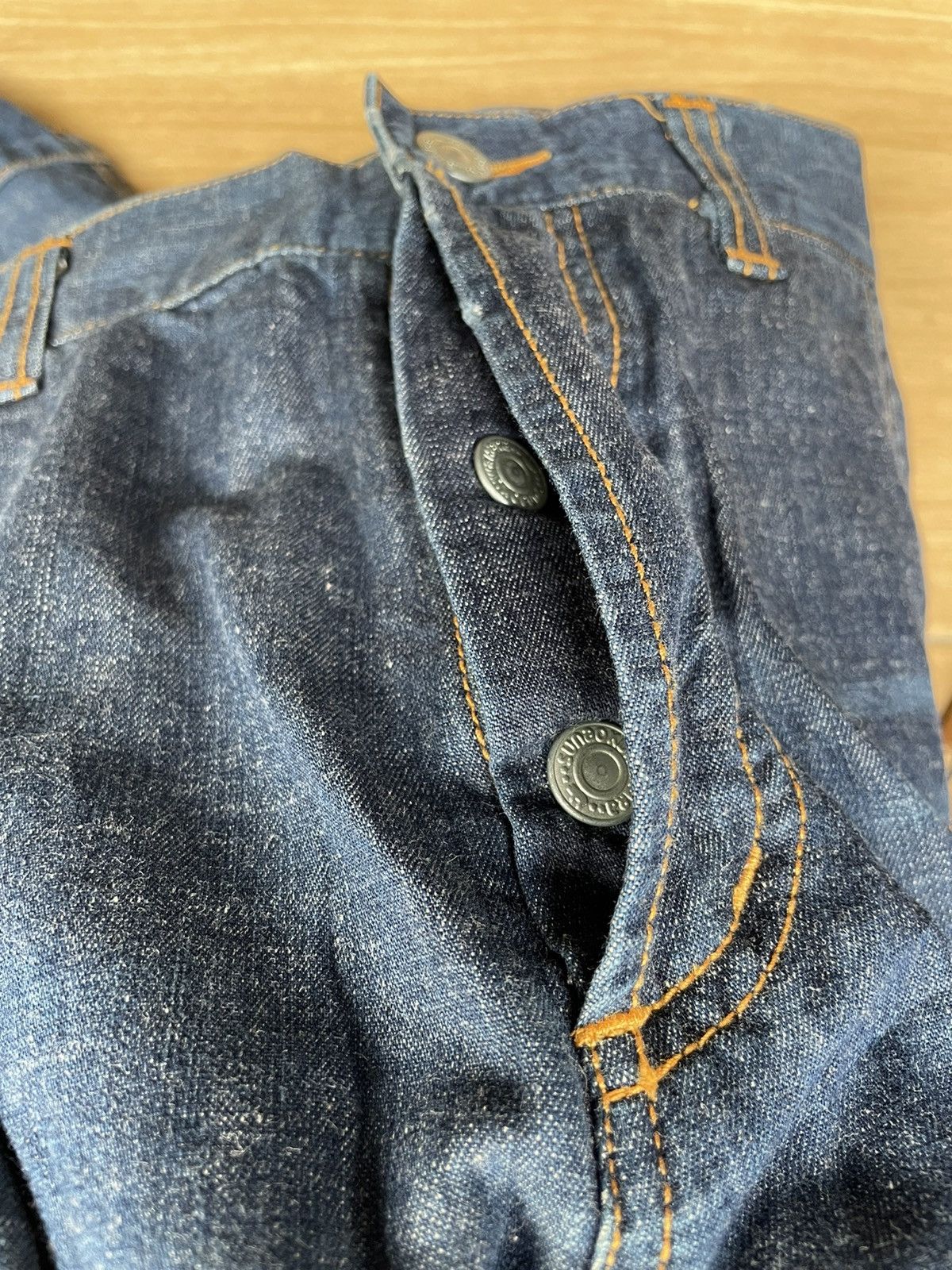 Issey Miyake Sinaokuwahara Light Denim Design Pants Size US 31 - 14 Thumbnail