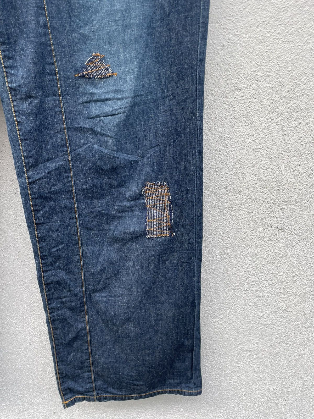 Issey Miyake Sinaokuwahara Light Denim Design Pants Size US 31 - 4 Thumbnail