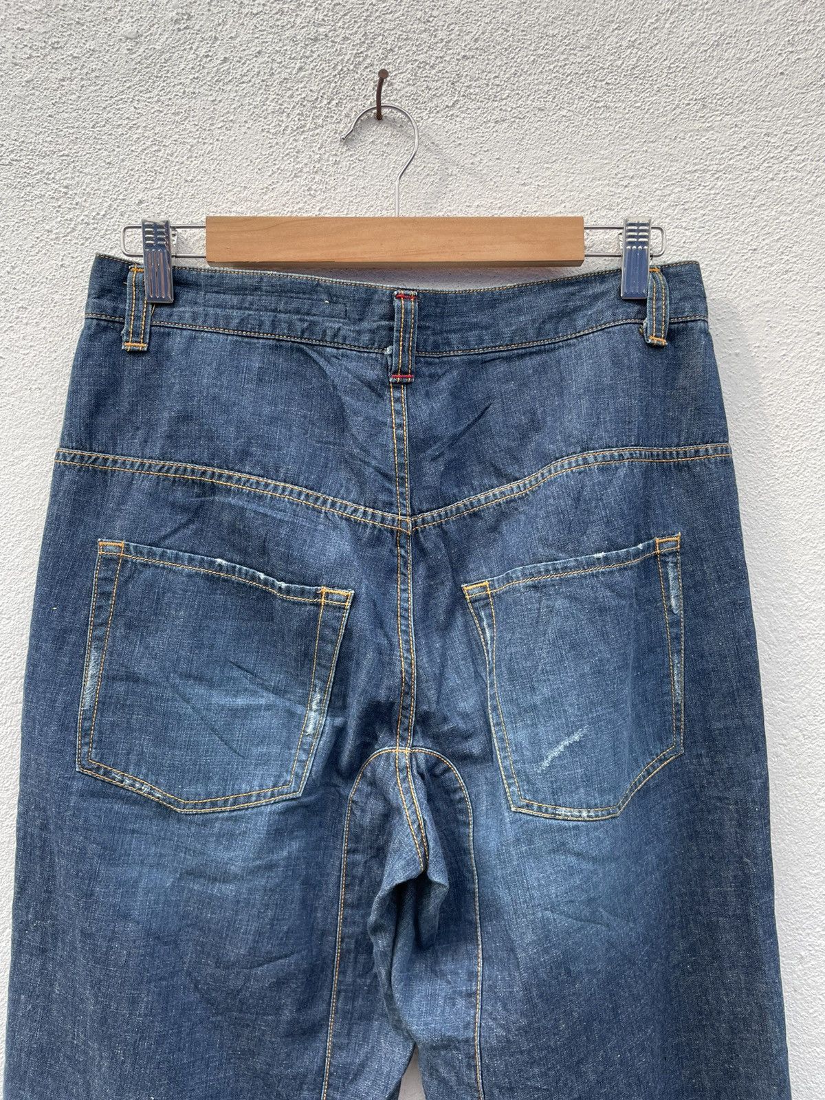 Issey Miyake Sinaokuwahara Light Denim Design Pants Size US 31 - 7 Thumbnail