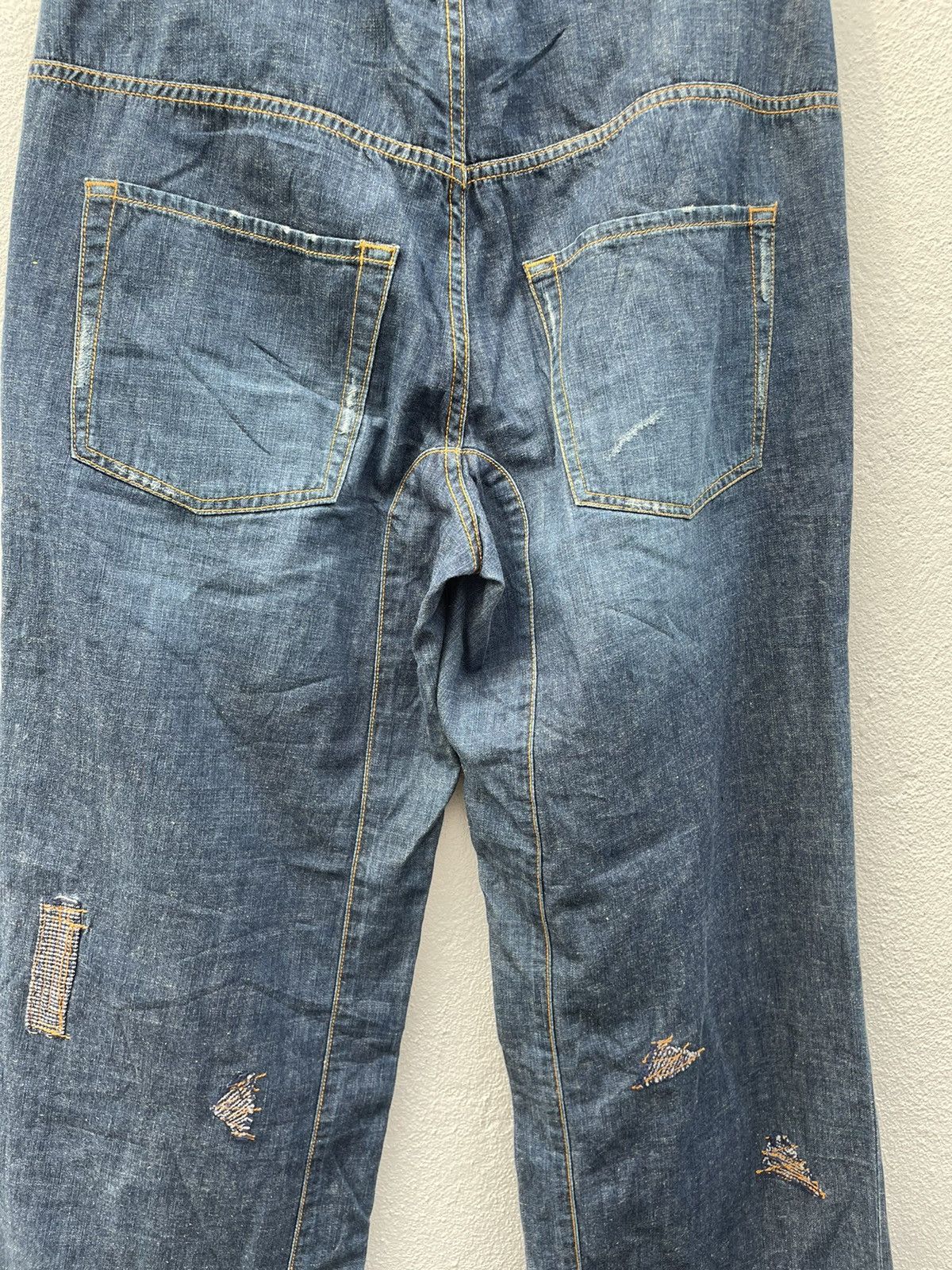 Issey Miyake Sinaokuwahara Light Denim Design Pants Size US 31 - 8 Thumbnail