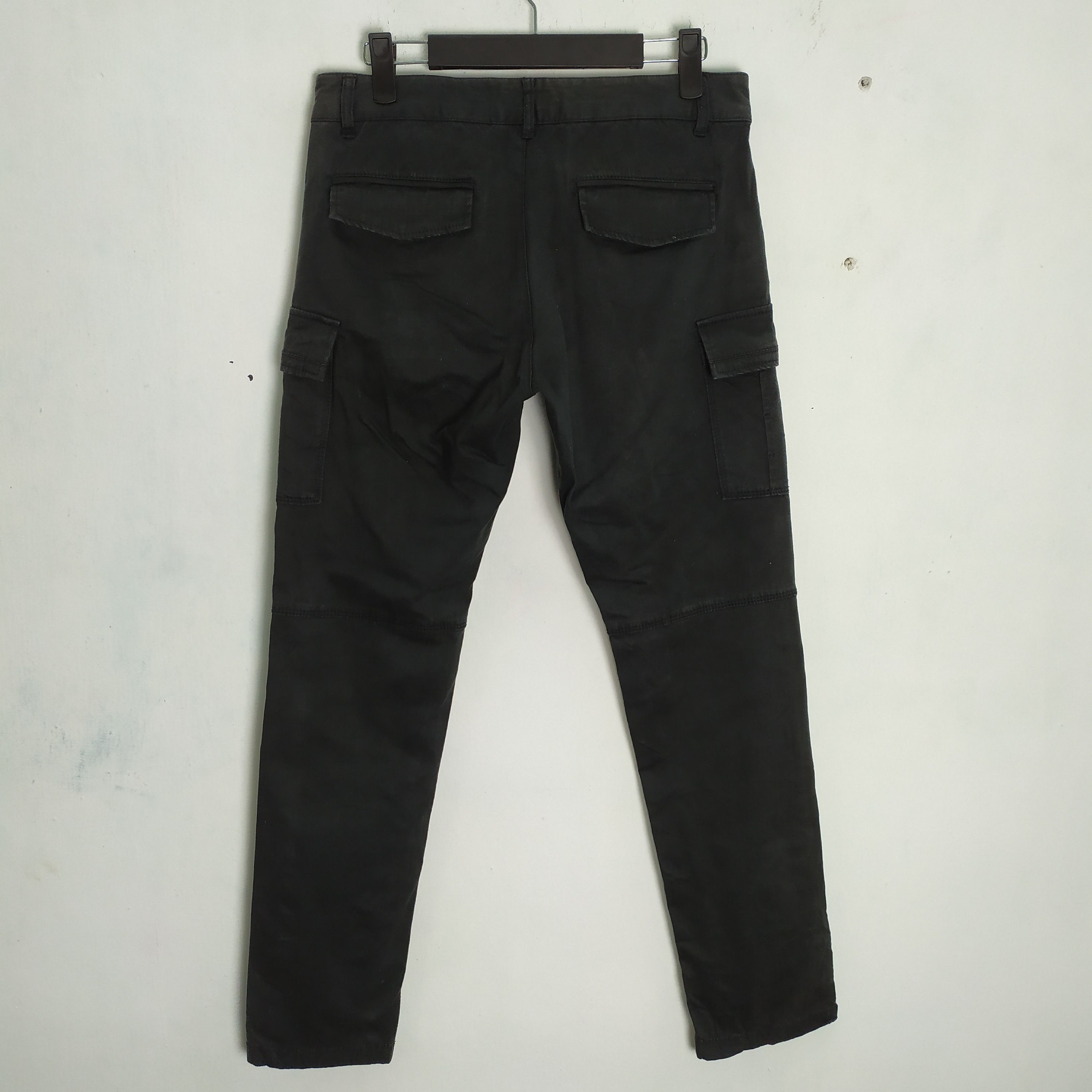 Japanese Brand × Vision Streetwear ELLE BLACK SKINNY CARGO PANTS Size US 29 - 9 Thumbnail