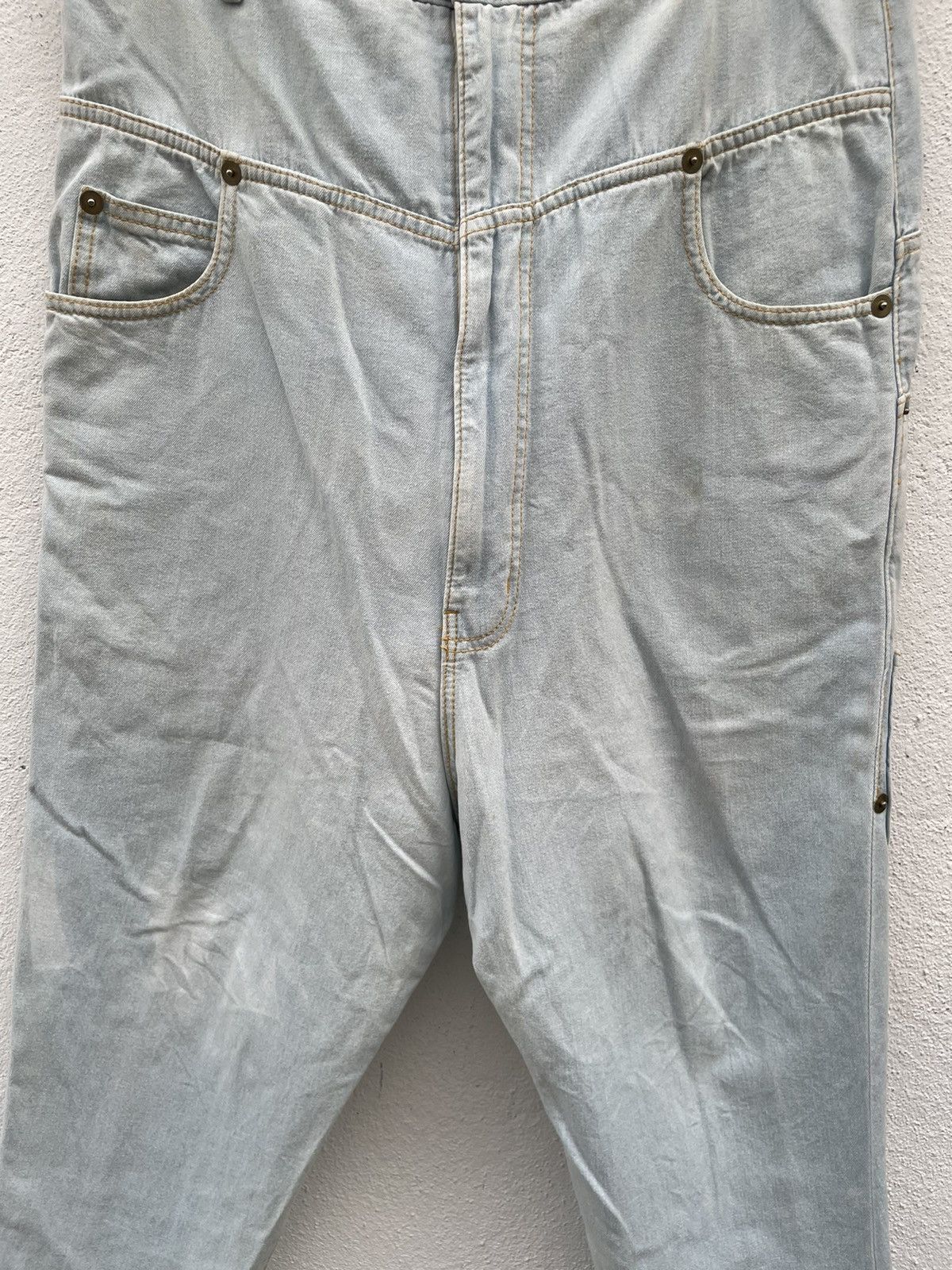 Issey Miyake Mercibeaucoup Jevous Enprie Inspired Drop Crotch Pants Size US 34 / EU 50 - 4 Thumbnail