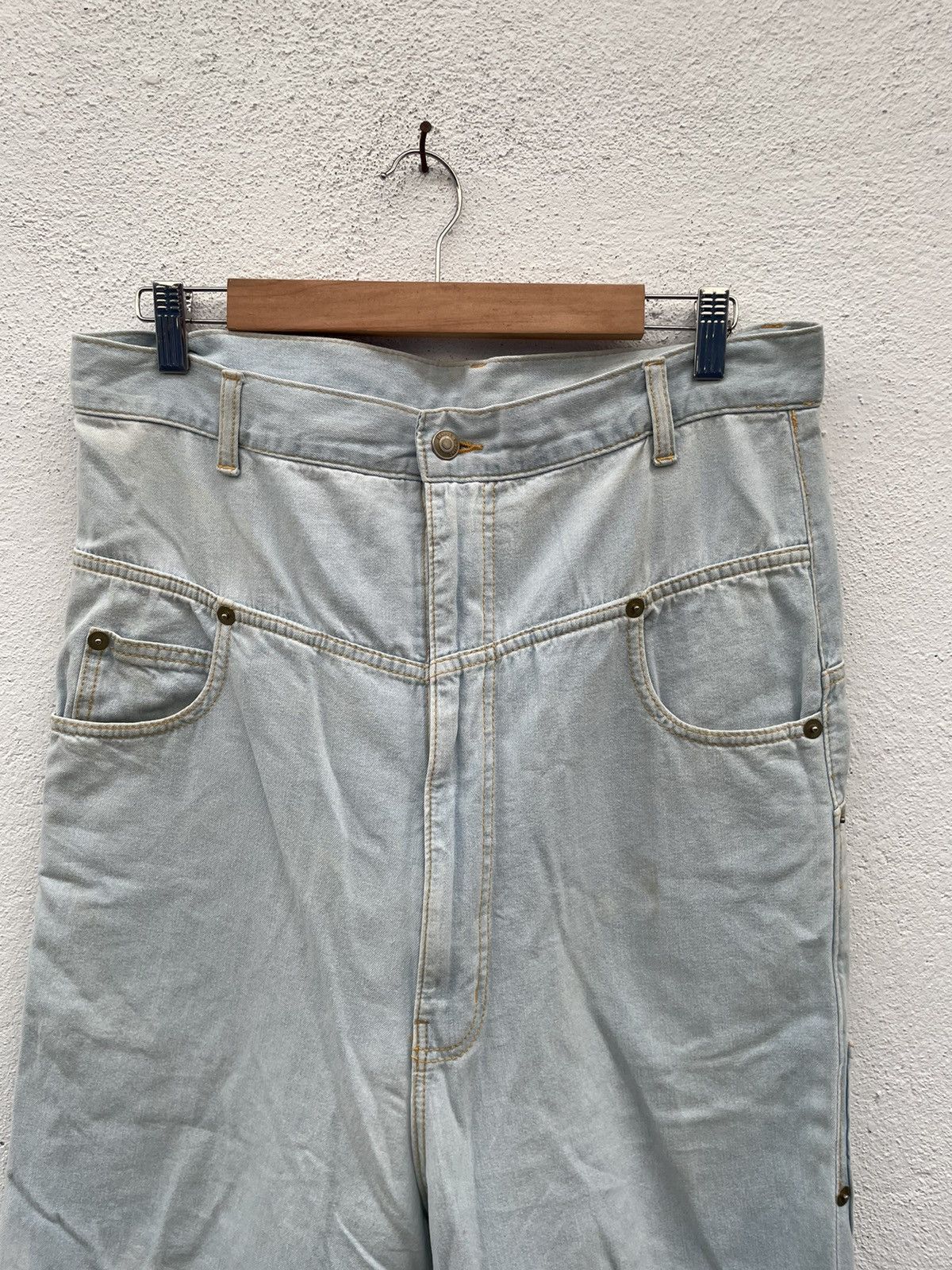 Issey Miyake Mercibeaucoup Jevous Enprie Inspired Drop Crotch Pants Size US 34 / EU 50 - 3 Thumbnail
