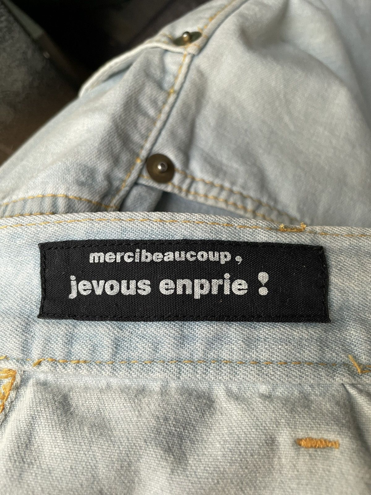 Issey Miyake Mercibeaucoup Jevous Enprie Inspired Drop Crotch Pants Size US 34 / EU 50 - 11 Thumbnail