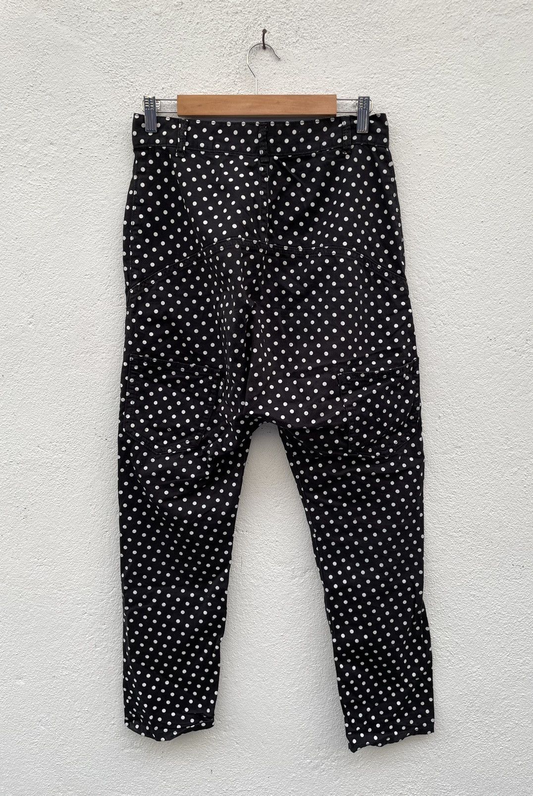Issey Miyake Mercibeaucoup Jevous Enprie Polka Dot Drop Crotch Pants Size US 30 / EU 46 - 6 Thumbnail