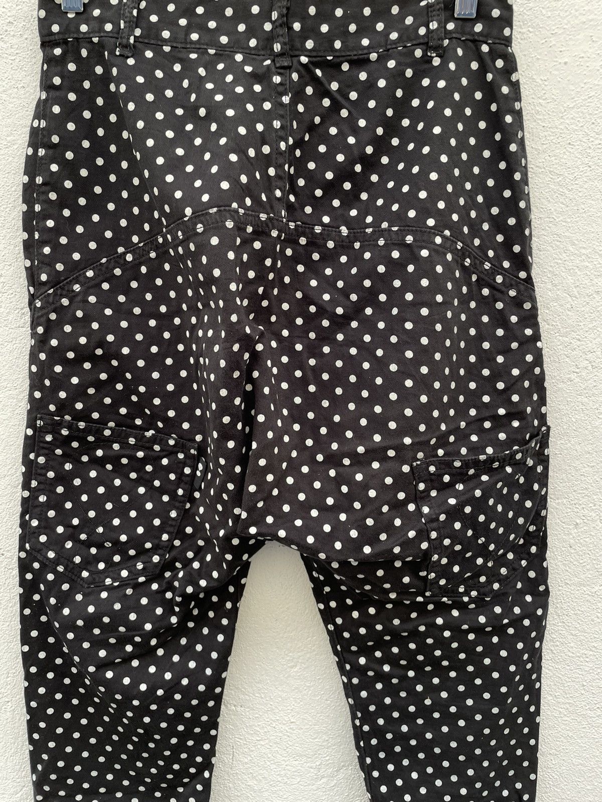 Issey Miyake Mercibeaucoup Jevous Enprie Polka Dot Drop Crotch Pants Size US 30 / EU 46 - 8 Thumbnail