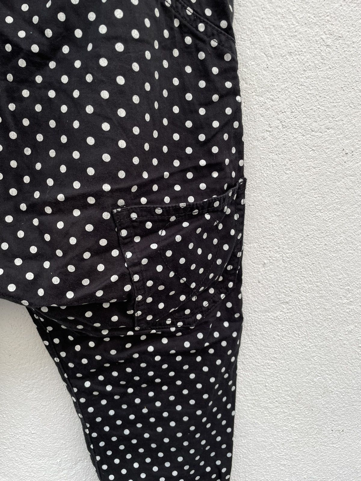 Issey Miyake Mercibeaucoup Jevous Enprie Polka Dot Drop Crotch Pants Size US 30 / EU 46 - 11 Thumbnail