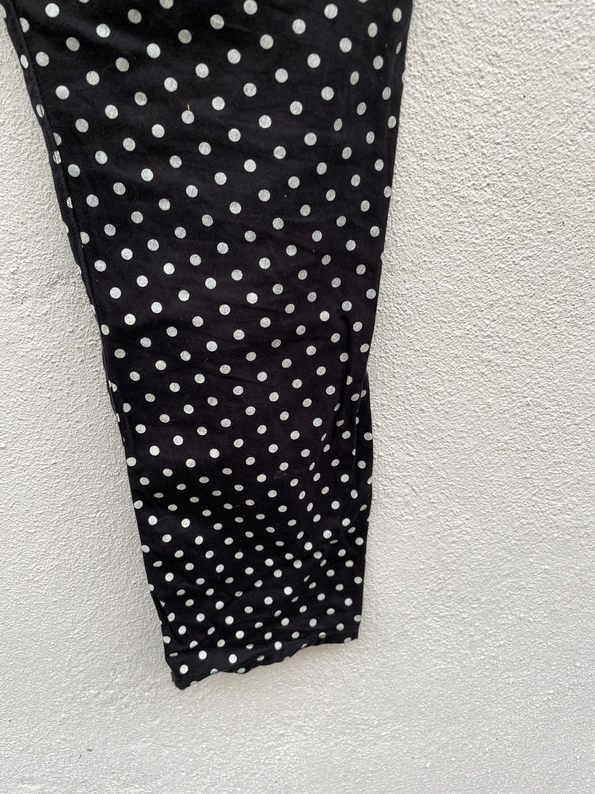 Issey Miyake Mercibeaucoup Jevous Enprie Polka Dot Drop Crotch Pants Size US 30 / EU 46 - 10 Thumbnail