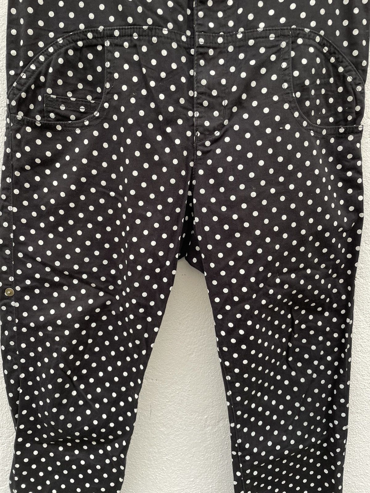 Issey Miyake Mercibeaucoup Jevous Enprie Polka Dot Drop Crotch Pants Size US 30 / EU 46 - 3 Thumbnail