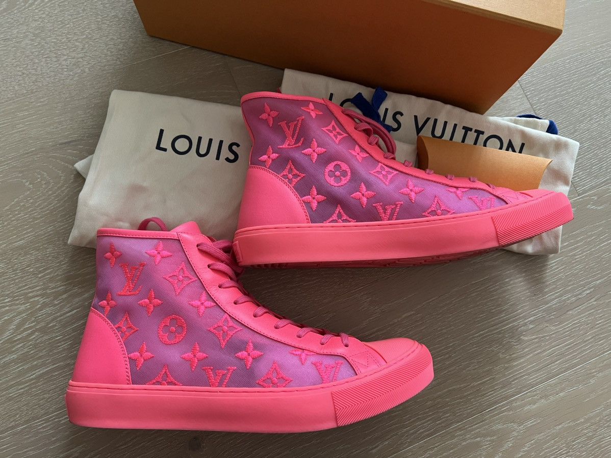 Louis Vuitton Louis Vuitton LV Virgil Abloh Tattoo Sneaker Size US 8 / EU 41 - 9 Thumbnail