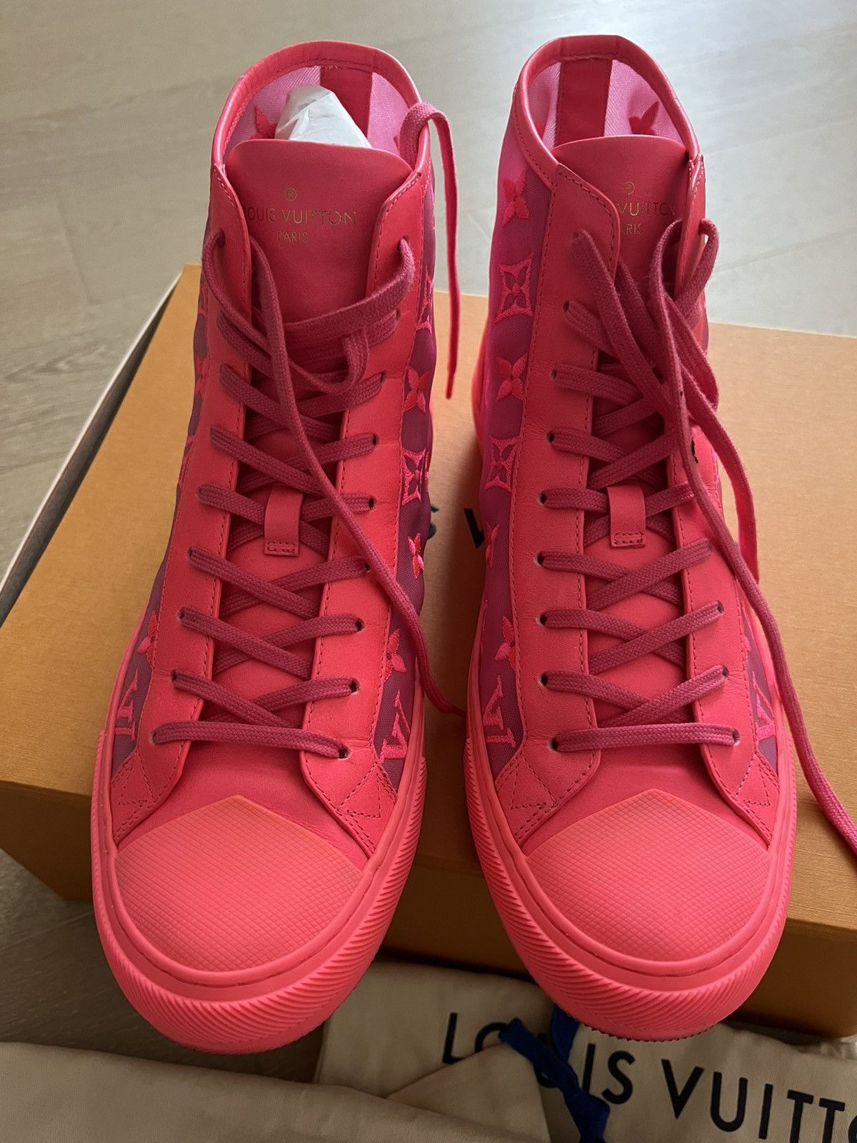 Louis Vuitton Louis Vuitton LV Virgil Abloh Tattoo Sneaker Size US 8 / EU 41 - 6 Thumbnail