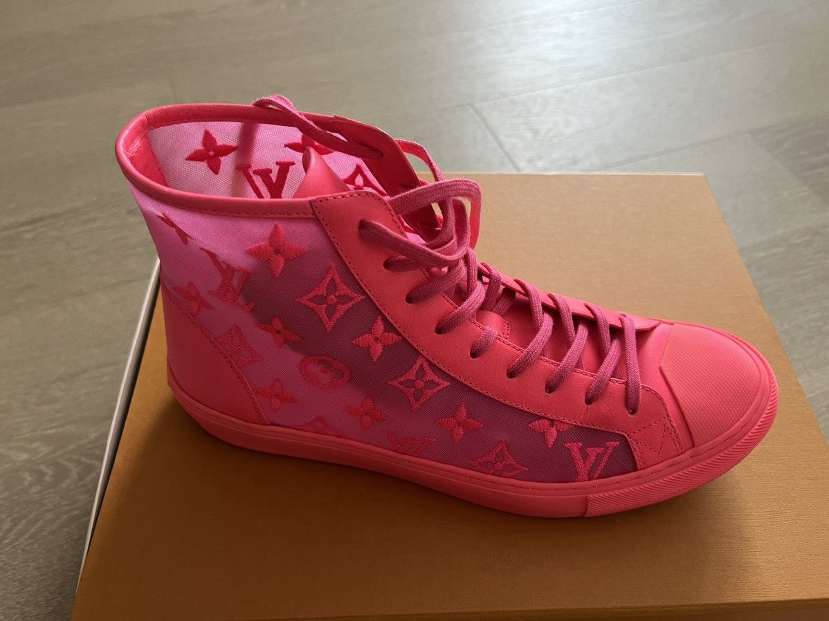 Louis Vuitton Louis Vuitton LV Virgil Abloh Tattoo Sneaker Size US 8 / EU 41 - 3 Thumbnail