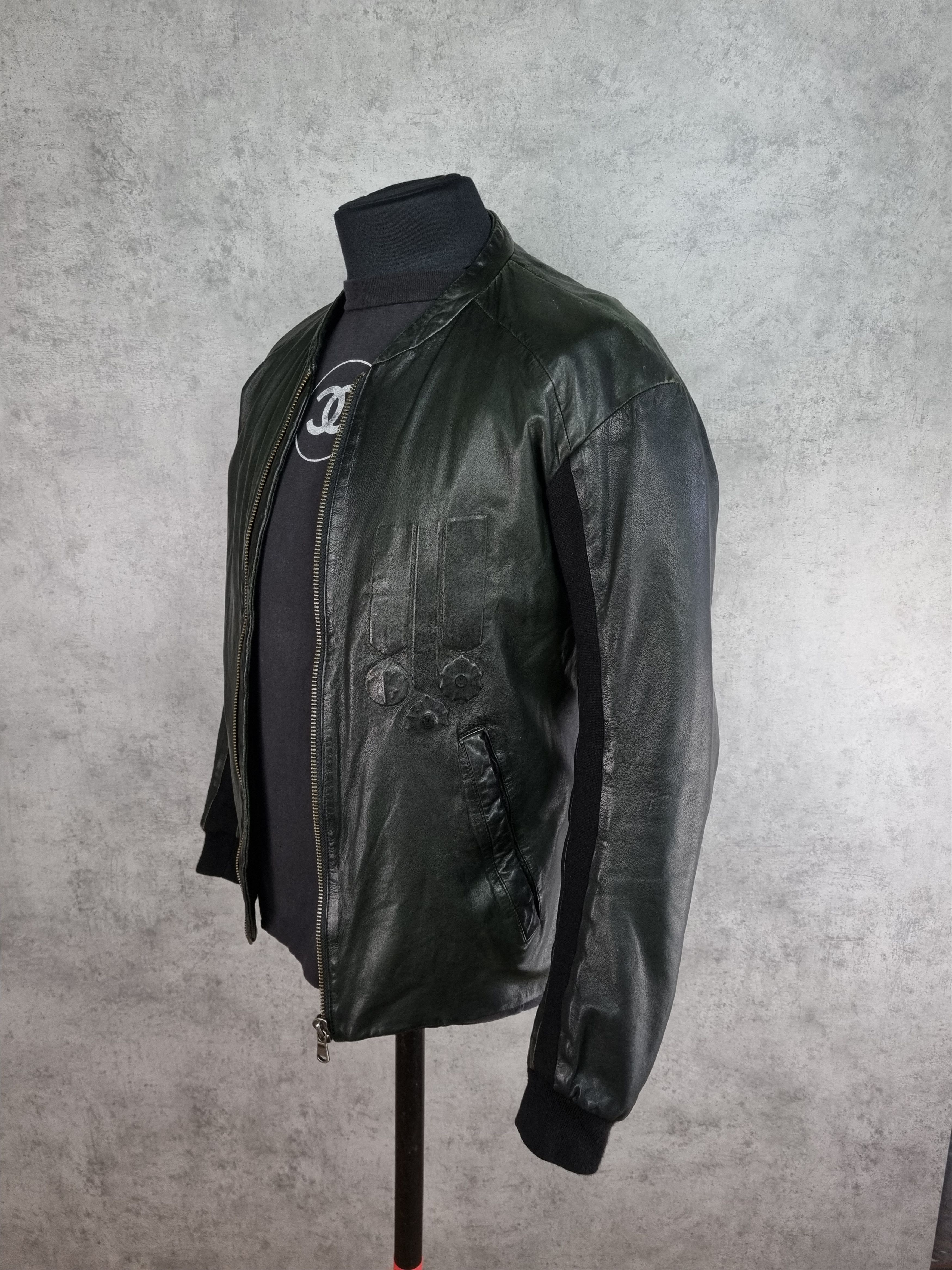 Diesel × Diesel Black Gold × Genuine Leather Diesel Balck Gold Leather Biker Jacket Size US L / EU 52-54 / 3 - 2 Thumbnail