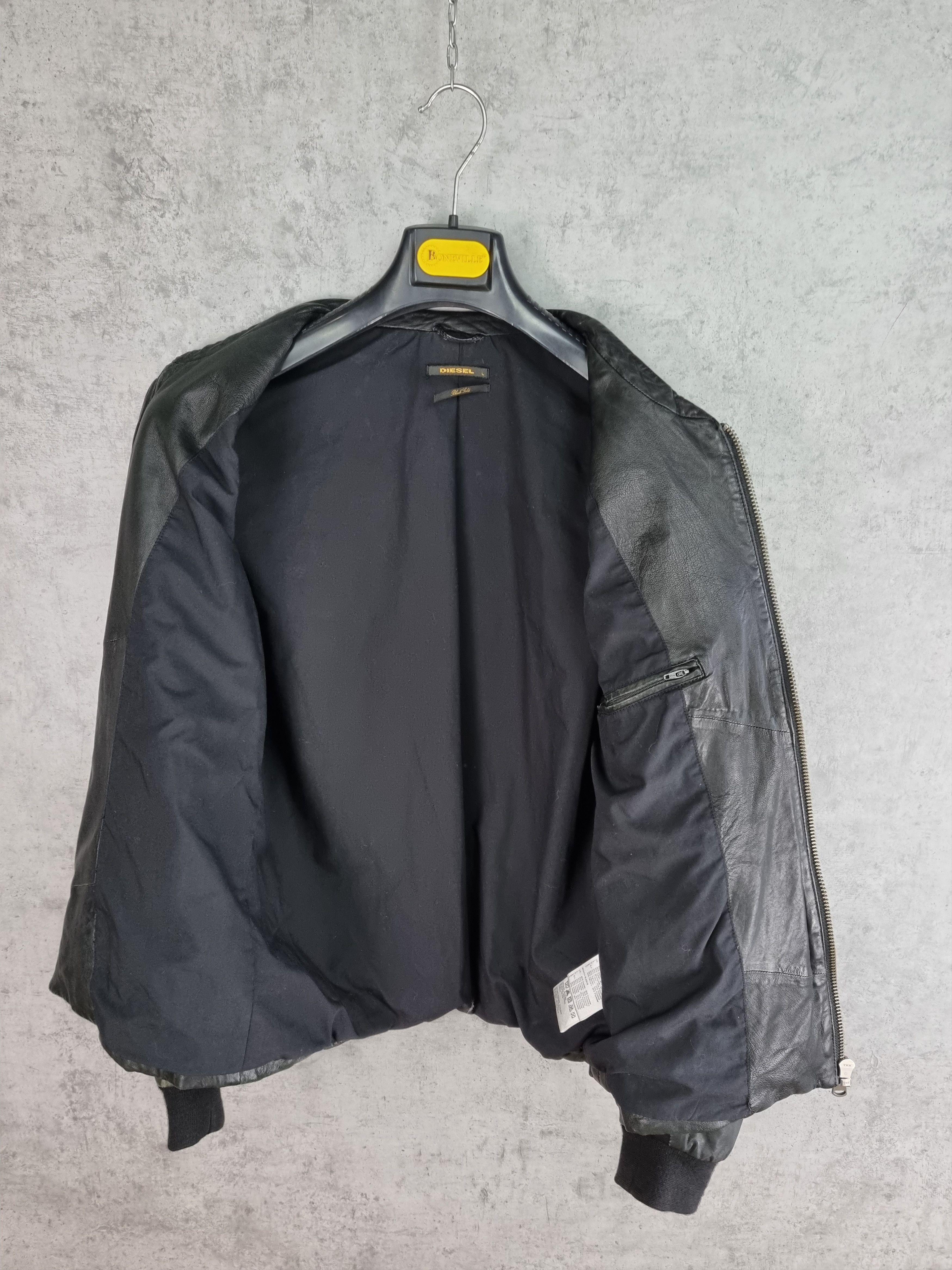 Diesel × Diesel Black Gold × Genuine Leather Diesel Balck Gold Leather Biker Jacket Size US L / EU 52-54 / 3 - 7 Thumbnail