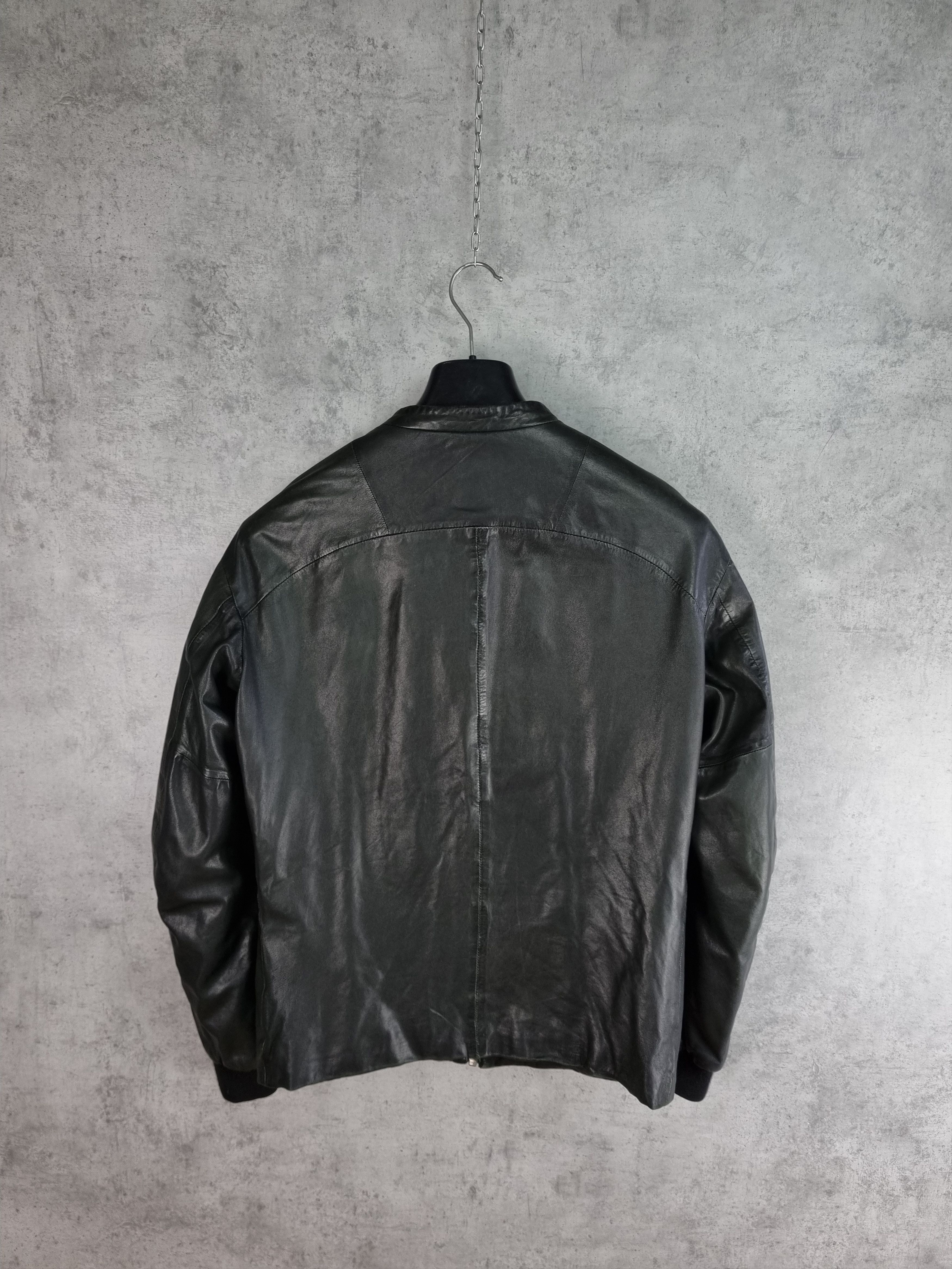 Diesel × Diesel Black Gold × Genuine Leather Diesel Balck Gold Leather Biker Jacket Size US L / EU 52-54 / 3 - 6 Thumbnail