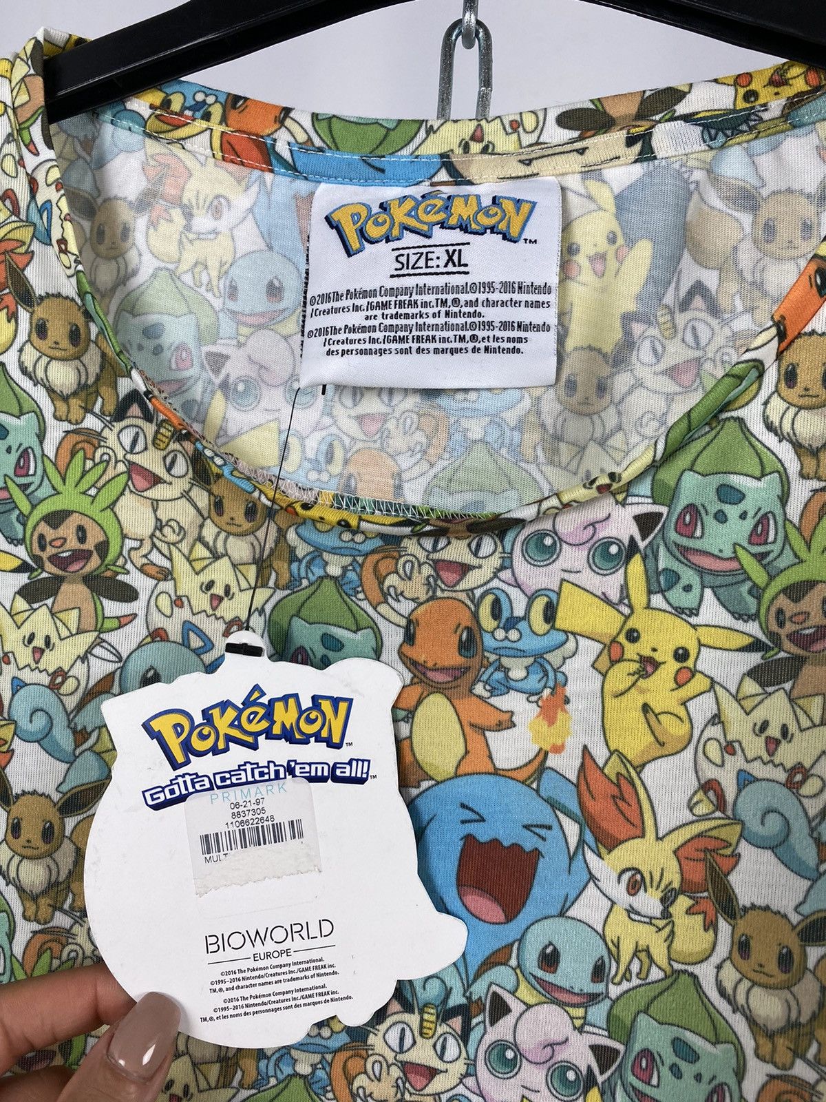 Other Pokemon monogram overprint T-shirts size XL Size US XL / EU 56 / 4 - 5 Thumbnail