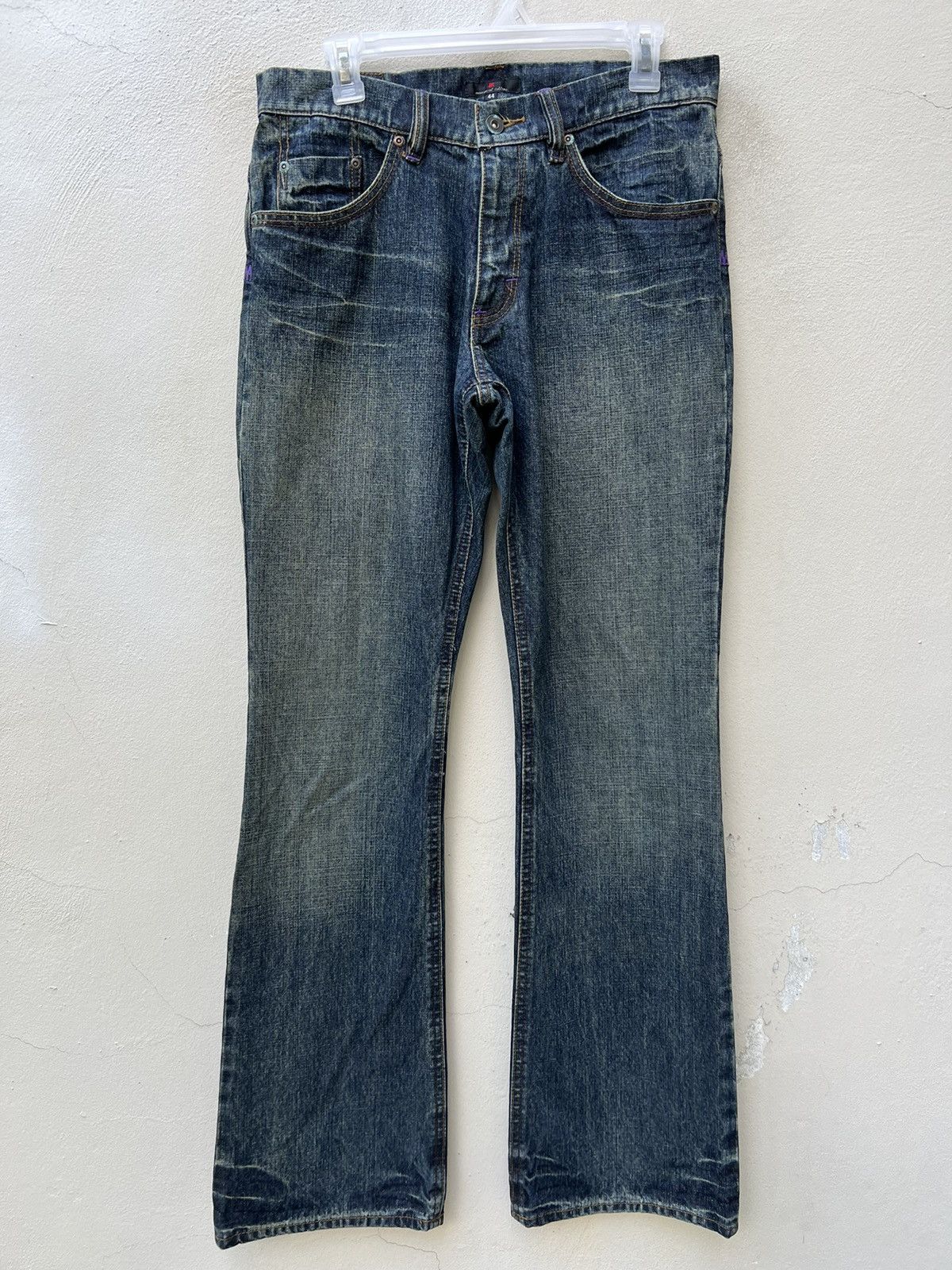 Vintage Vintage Custom Culture Japan Fade Denim Flare Jeans Size US 30 / EU 46 - 6 Thumbnail