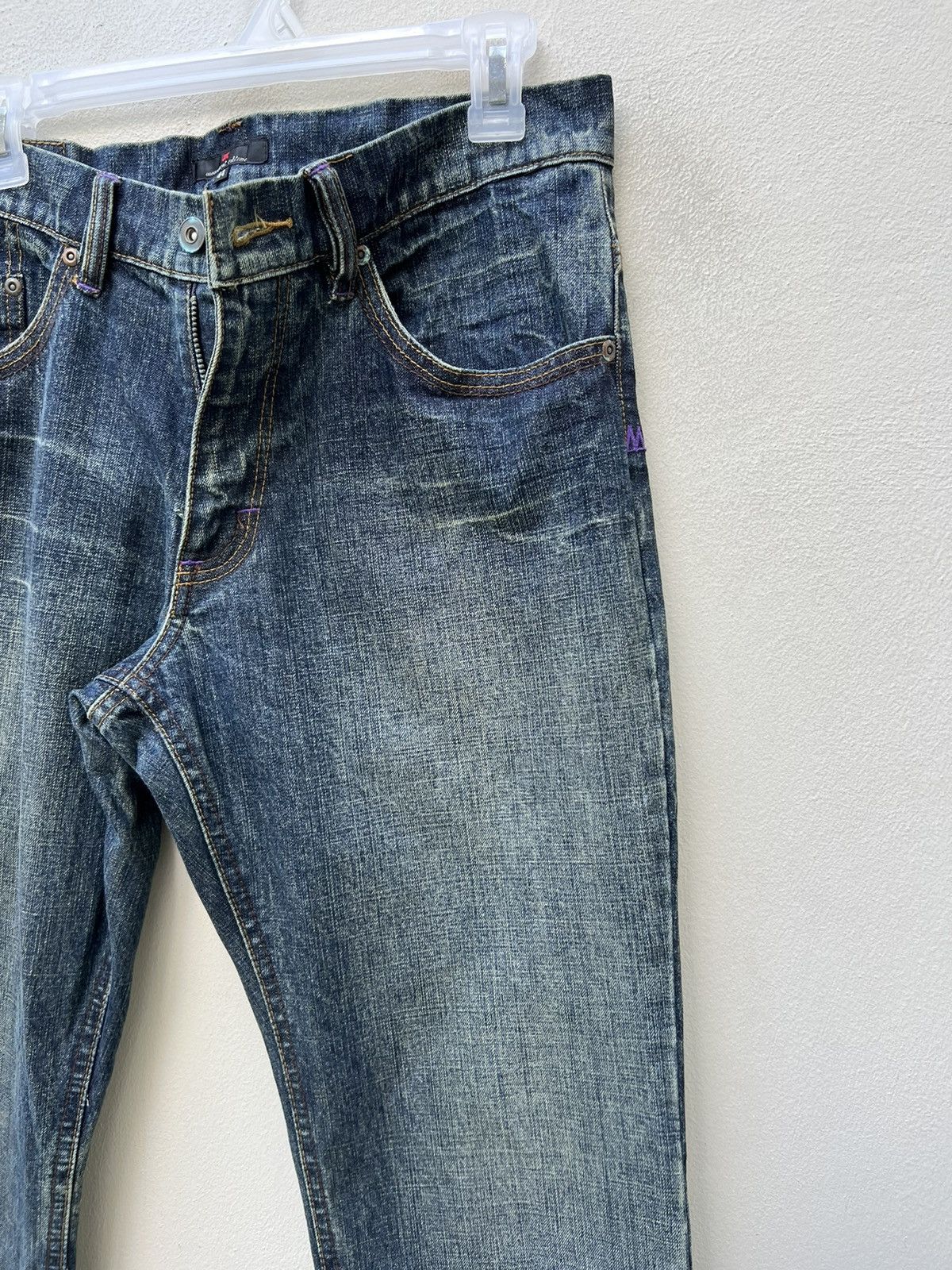 Vintage Vintage Custom Culture Japan Fade Denim Flare Jeans Size US 30 / EU 46 - 12 Thumbnail