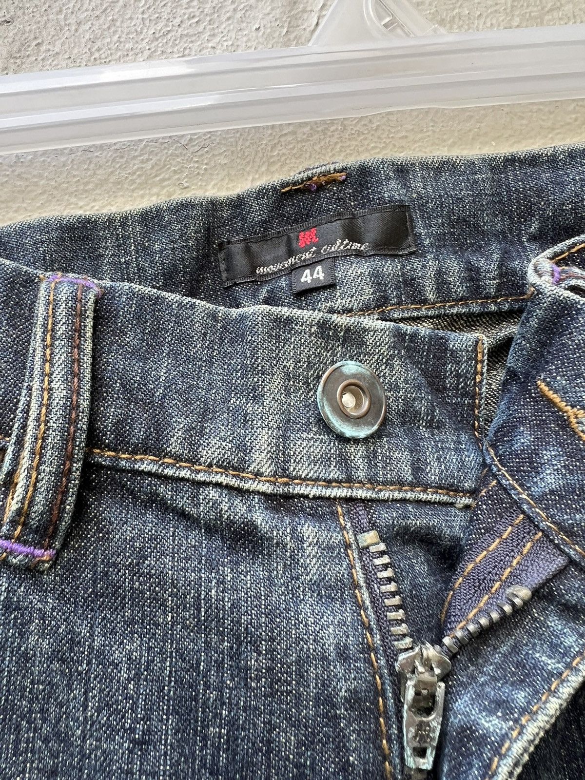 Vintage Vintage Custom Culture Japan Fade Denim Flare Jeans Size US 30 / EU 46 - 8 Thumbnail