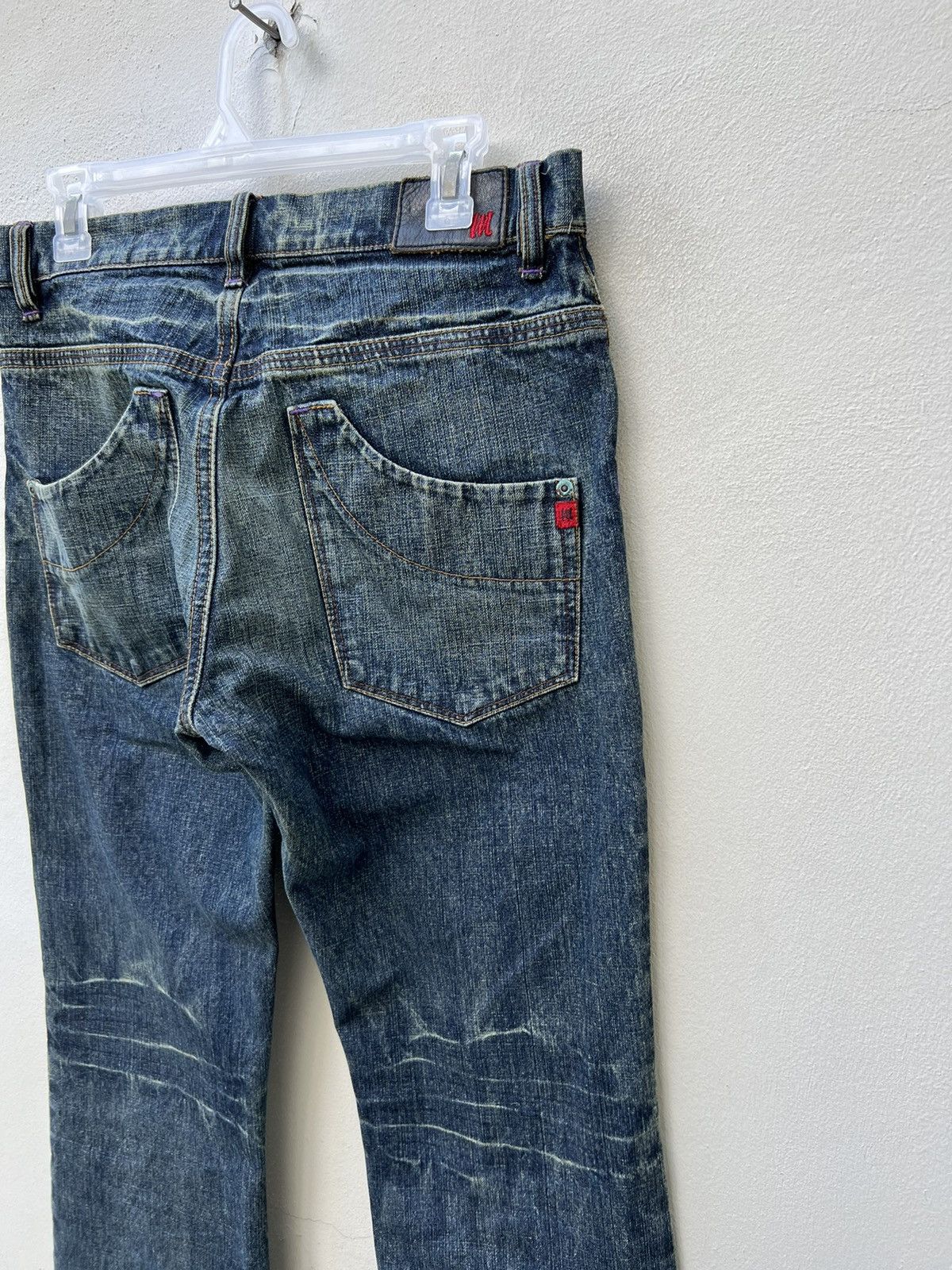 Vintage Vintage Custom Culture Japan Fade Denim Flare Jeans Size US 30 / EU 46 - 19 Thumbnail