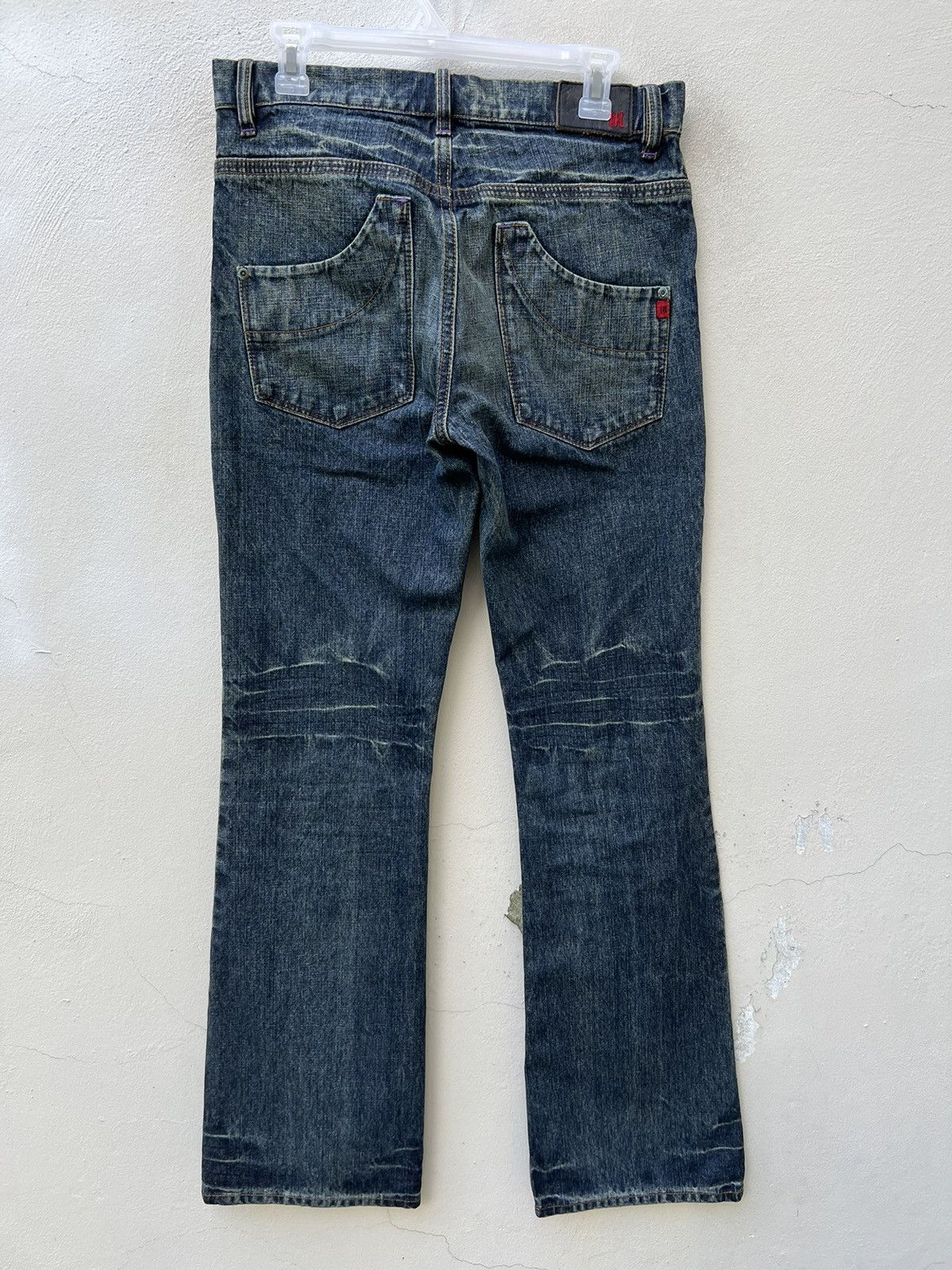 Vintage Vintage Custom Culture Japan Fade Denim Flare Jeans Size US 30 / EU 46 - 15 Thumbnail