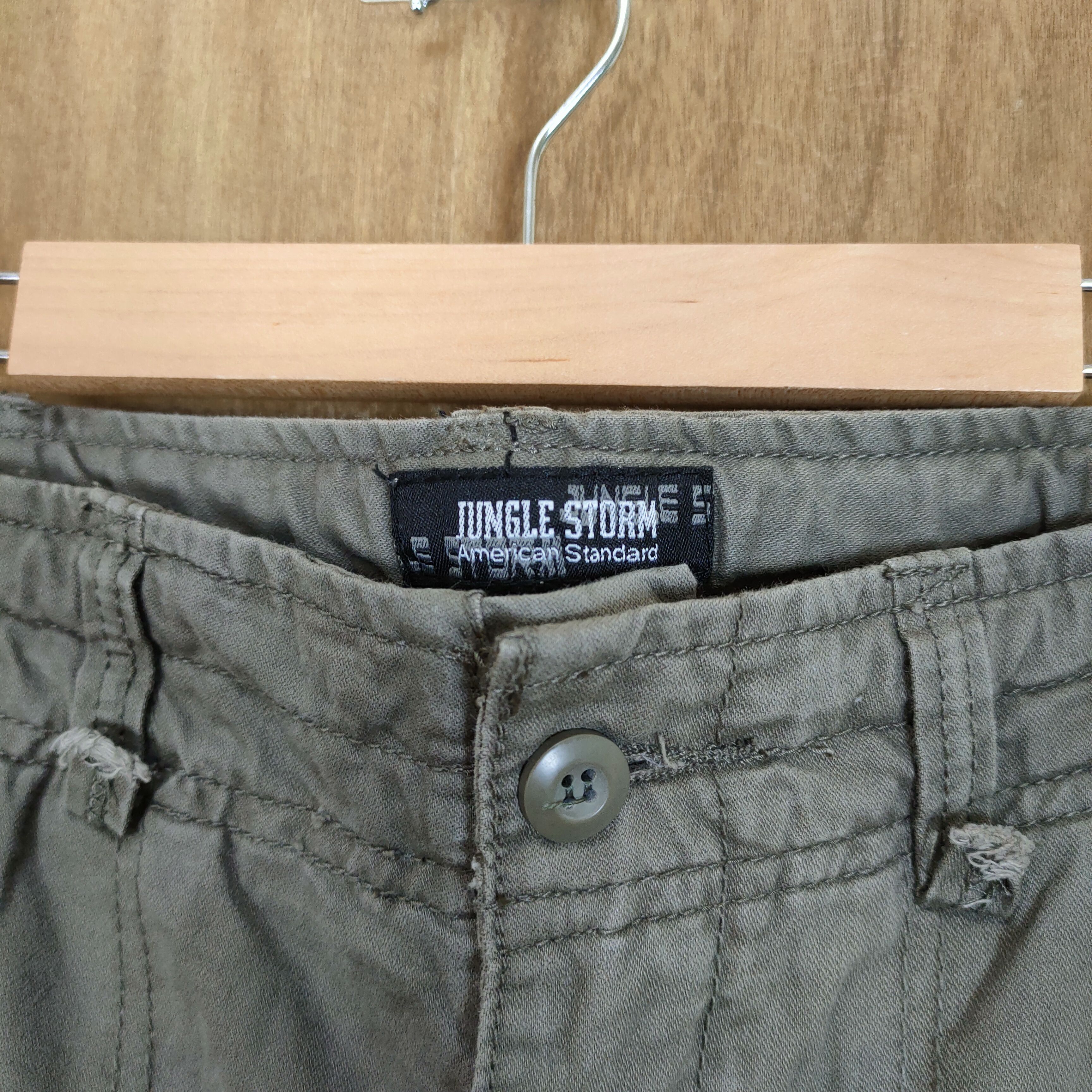 Japanese Brand VINTAGE GREY BONDAGE CARGO PANTS/ PARACHUTE PANTS Size US 32 / EU 48 - 10 Thumbnail