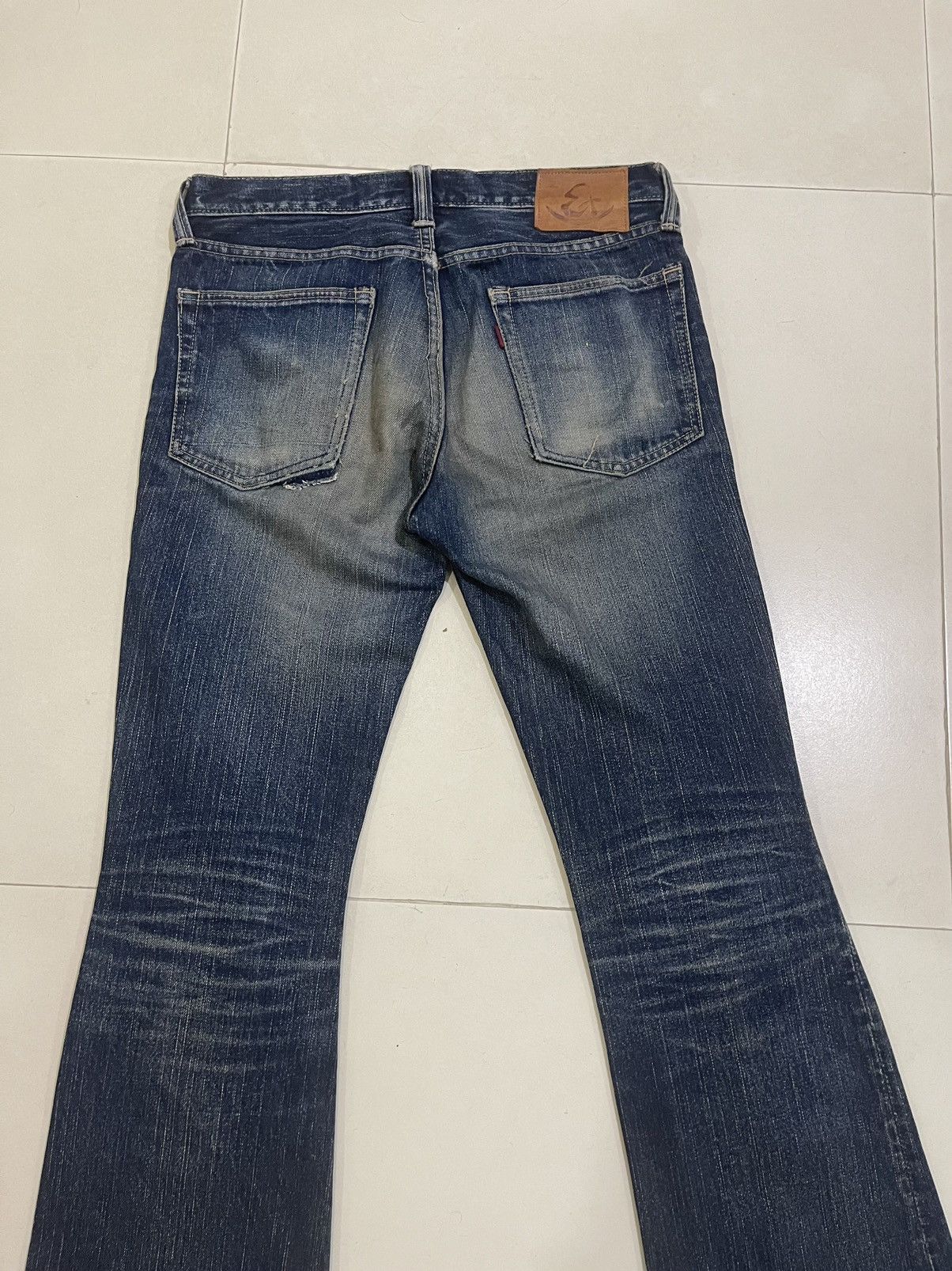 Eternal DISTRESSED FLARE JEANS BOOTCUT ETERNAL JAPAN Size US 31 - 4 Thumbnail
