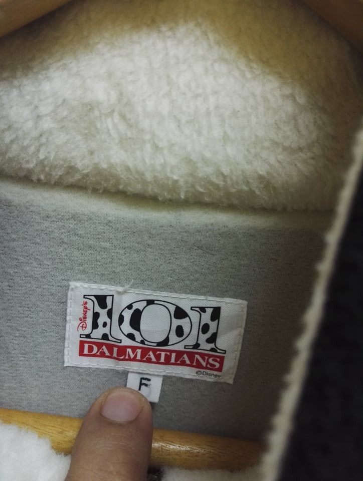 Cartoon Network RARE!! 101 Dalmatians Fleece Jacket (code 13) Size US XL / EU 56 / 4 - 8 Thumbnail
