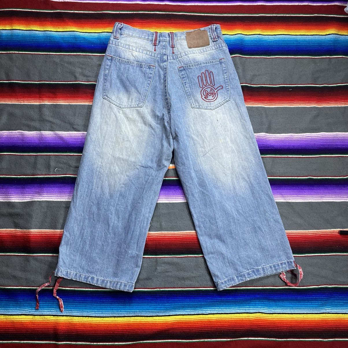 image of Vintage Baggy Three Quarter Denim in Blue, Men's (Size 33)