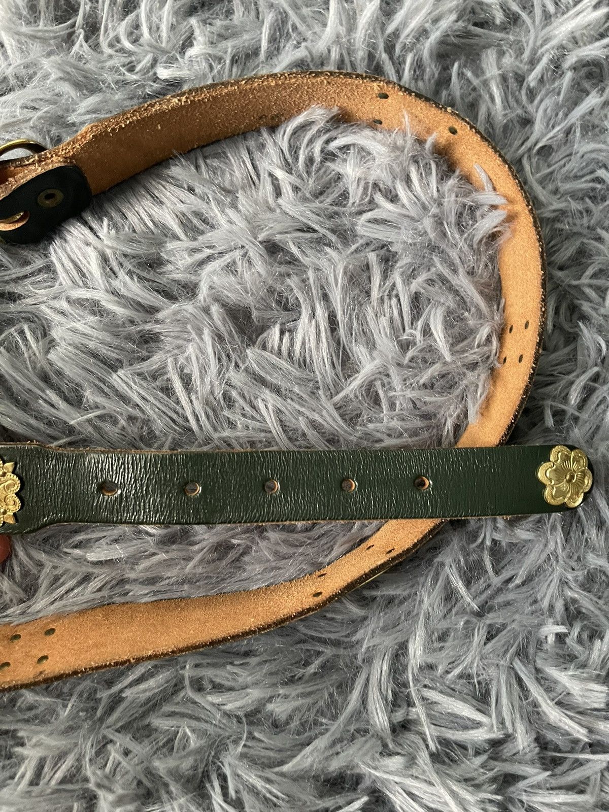 Etro × Vintage Etro 90s vintage cows logo leather belt 81cm Size ONE SIZE - 3 Thumbnail