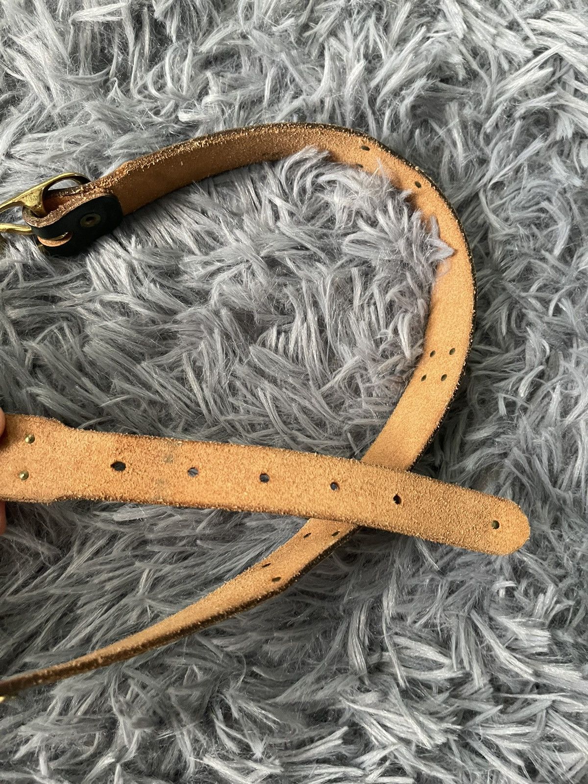 Etro × Vintage Etro 90s vintage cows logo leather belt 81cm Size ONE SIZE - 4 Thumbnail