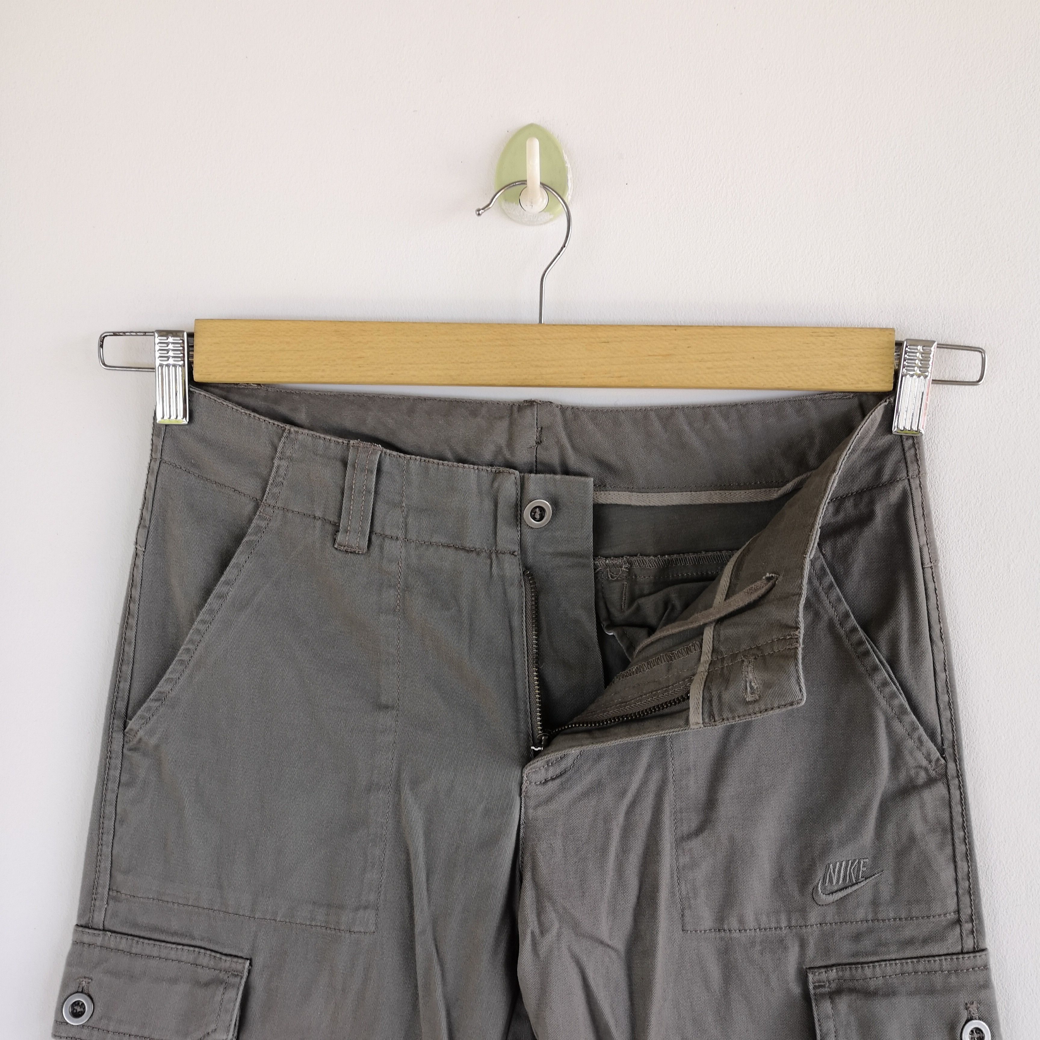 Nike Nike Cargo Pants Nike Swoosh Multipockets Fatigue Trousers Size 28" / US 6 / IT 42 - 7 Thumbnail