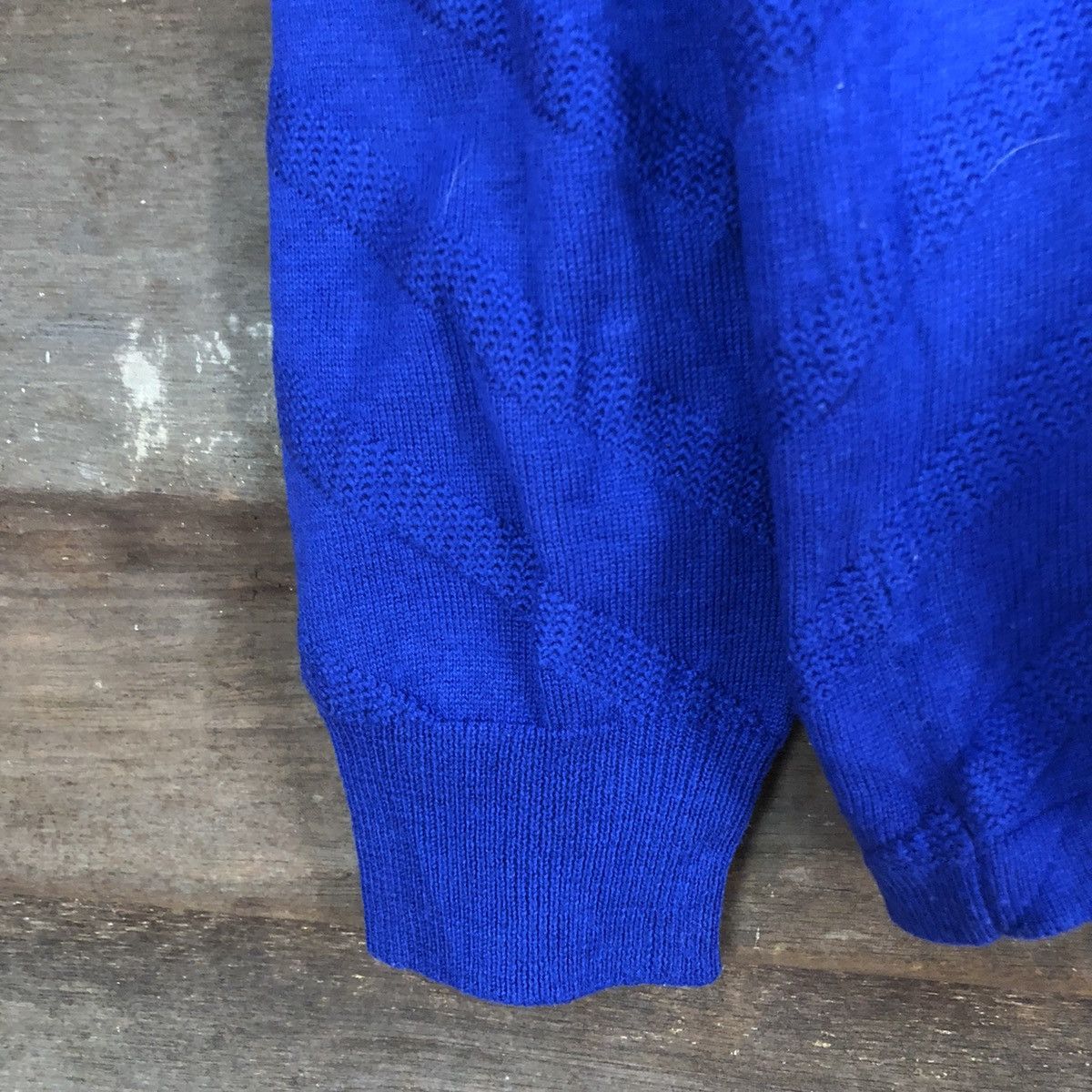 Issey Miyake DLL Tete Homme issey miyake Blue Knitwear sweatshirt #c675 Size US M / EU 48-50 / 2 - 6 Thumbnail