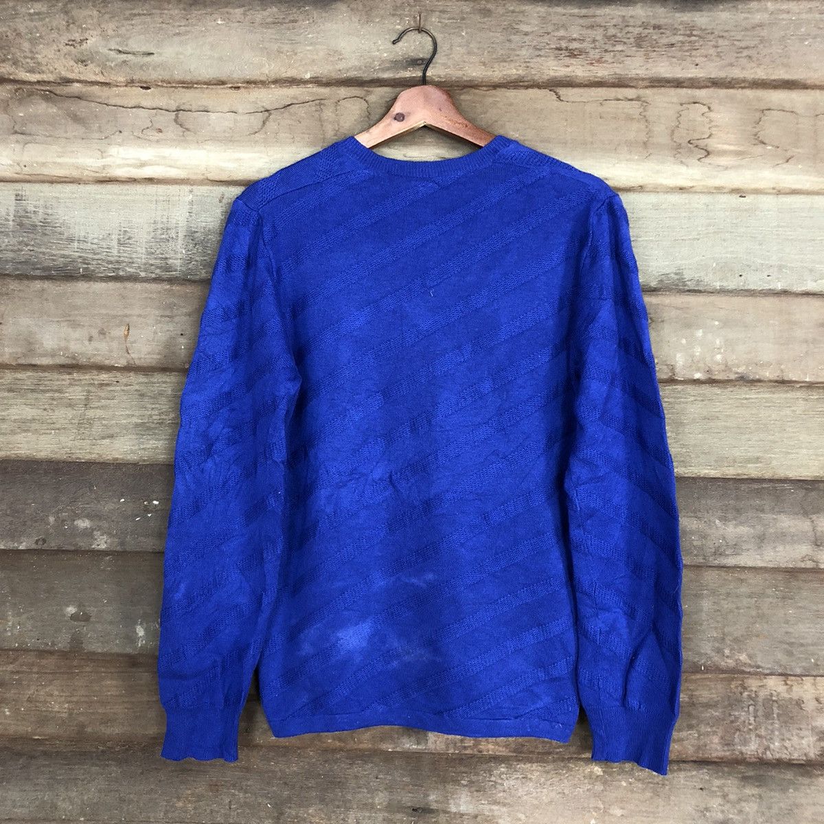 Issey Miyake DLL Tete Homme issey miyake Blue Knitwear sweatshirt #c675 Size US M / EU 48-50 / 2 - 10 Thumbnail