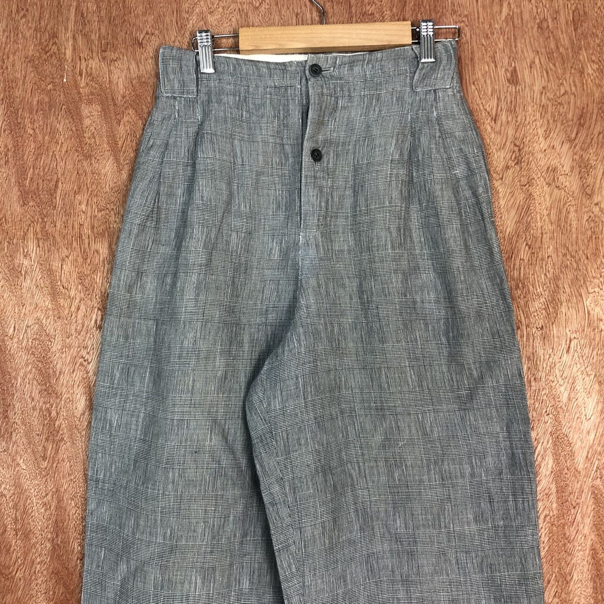 Issey Miyake DL Issey Miyake Grey Straight Pants palazo #c639 Size 25" / US 0 / IT 36 - 2 Thumbnail