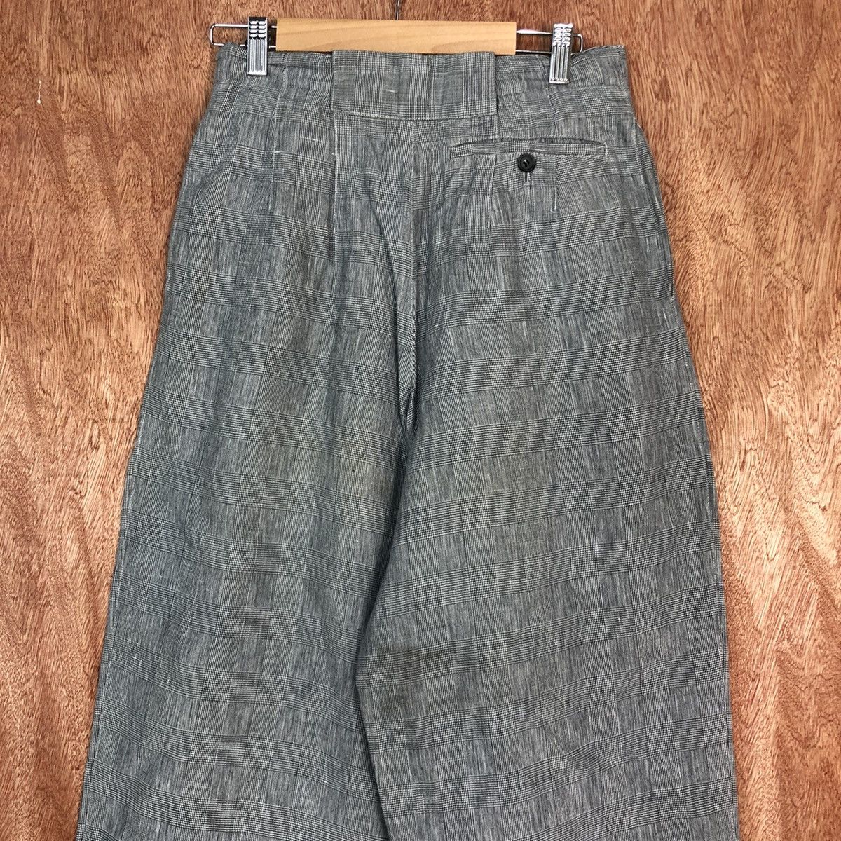 Issey Miyake DL Issey Miyake Grey Straight Pants palazo #c639 Size 25" / US 0 / IT 36 - 6 Thumbnail