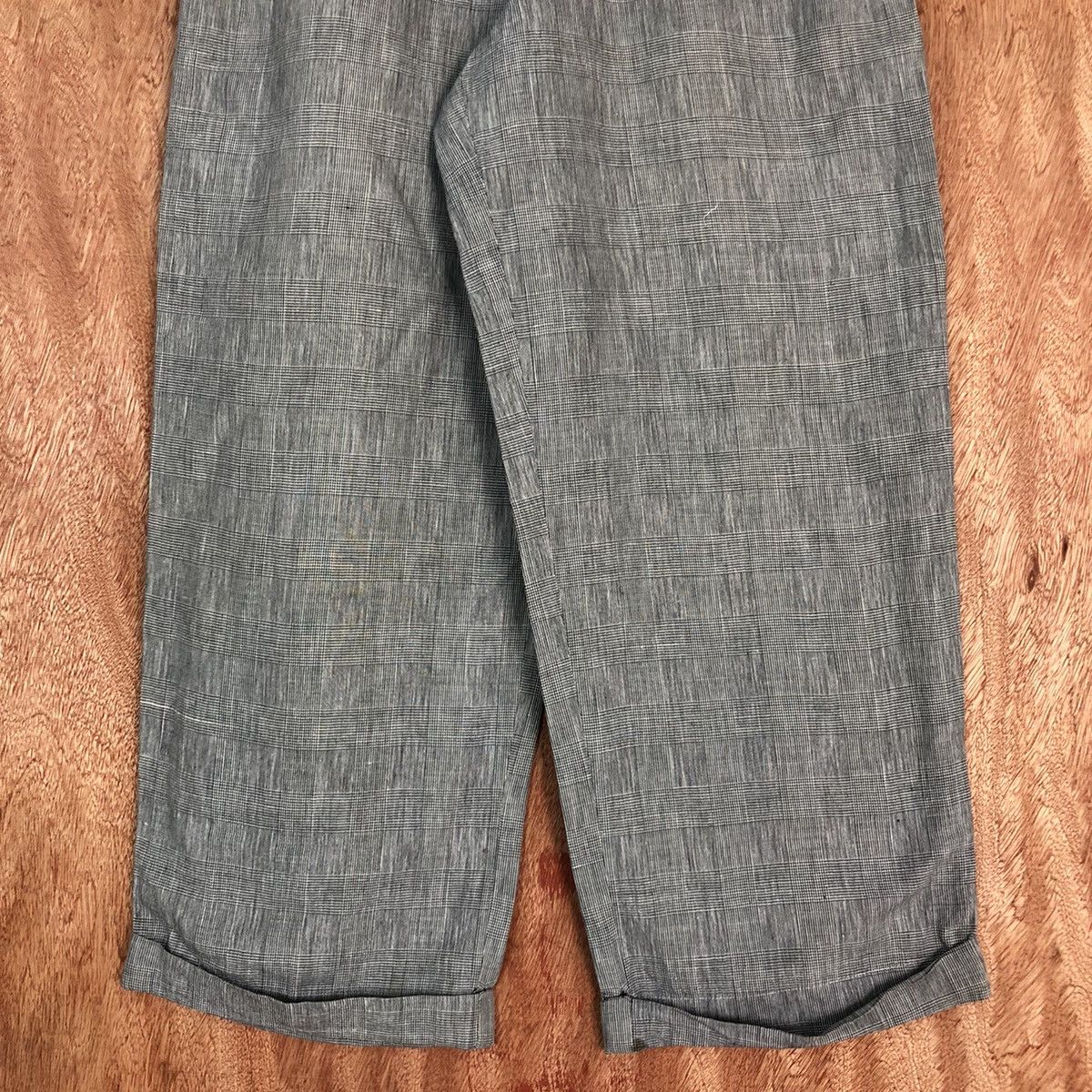 Issey Miyake DL Issey Miyake Grey Straight Pants palazo #c639 Size 25" / US 0 / IT 36 - 3 Thumbnail