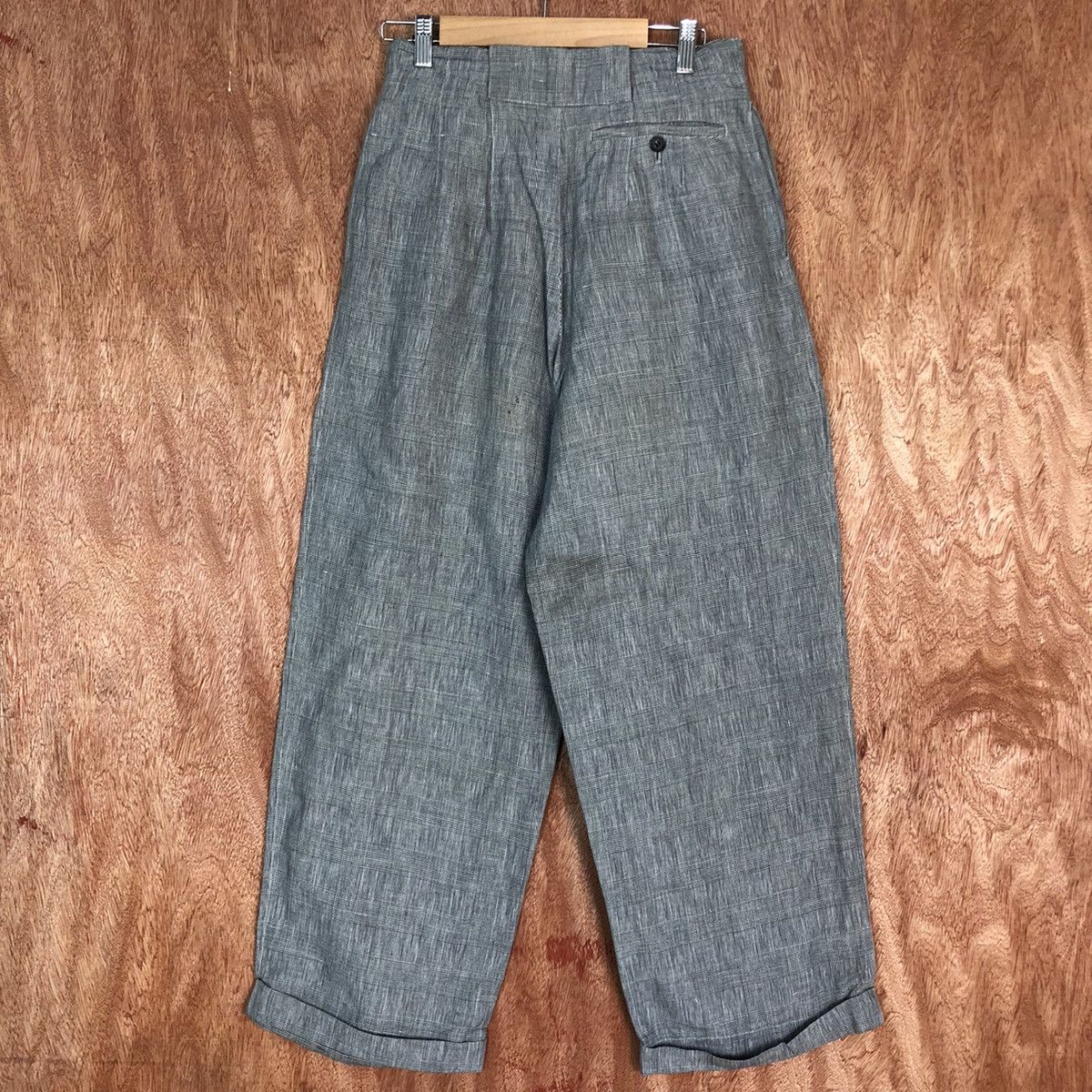 Issey Miyake DL Issey Miyake Grey Straight Pants palazo #c639 Size 25" / US 0 / IT 36 - 5 Thumbnail