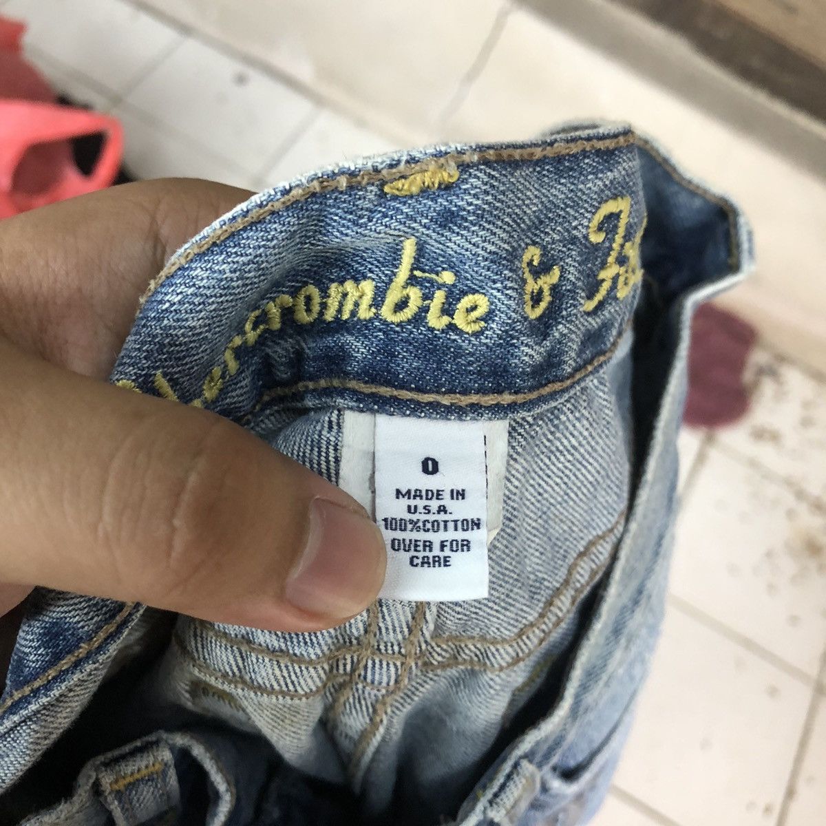 Abercrombie & Fitch Abercrombie & Fitch embroidery bootcut Denim Pants #5102 Size 27" / US 4 / IT 40 - 19 Thumbnail