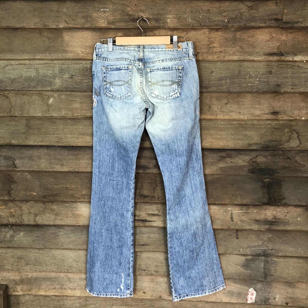 Abercrombie & Fitch Abercrombie & Fitch embroidery bootcut Denim Pants #5102 Size 27" / US 4 / IT 40 - 12 Thumbnail