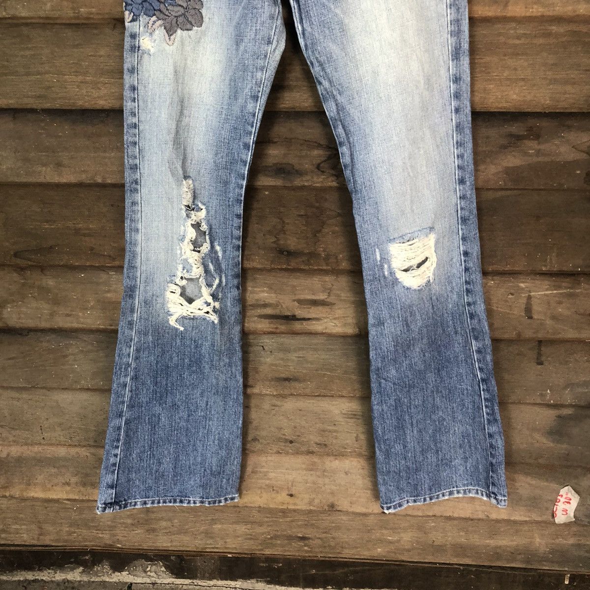 Abercrombie & Fitch Abercrombie & Fitch embroidery bootcut Denim Pants #5102 Size 27" / US 4 / IT 40 - 3 Thumbnail