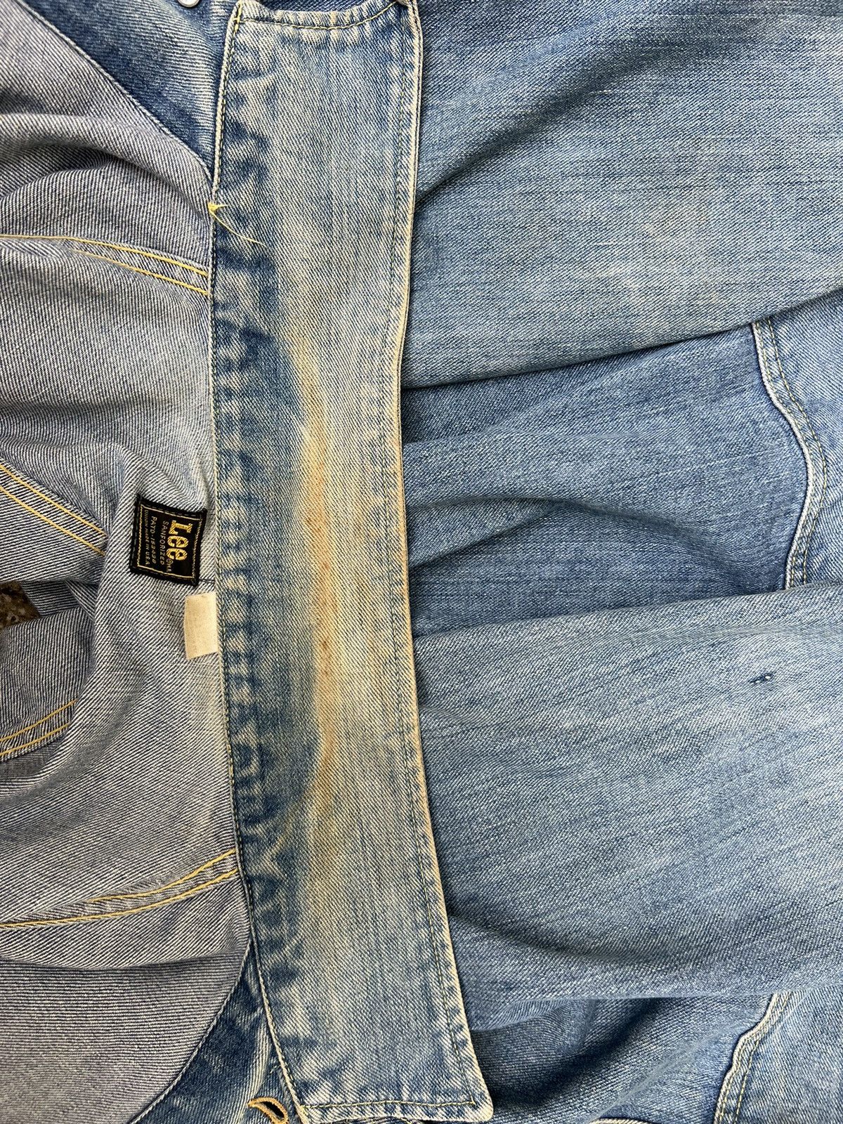 Lee Vintage 70s Lee Riders Union Made Dirty Mud Denim Jacket Size US L / EU 52-54 / 3 - 23 Thumbnail