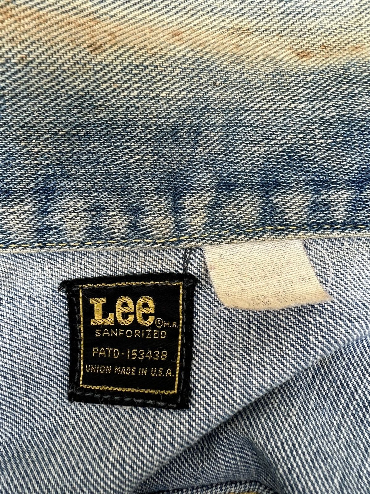 Lee Vintage 70s Lee Riders Union Made Dirty Mud Denim Jacket Size US L / EU 52-54 / 3 - 24 Thumbnail