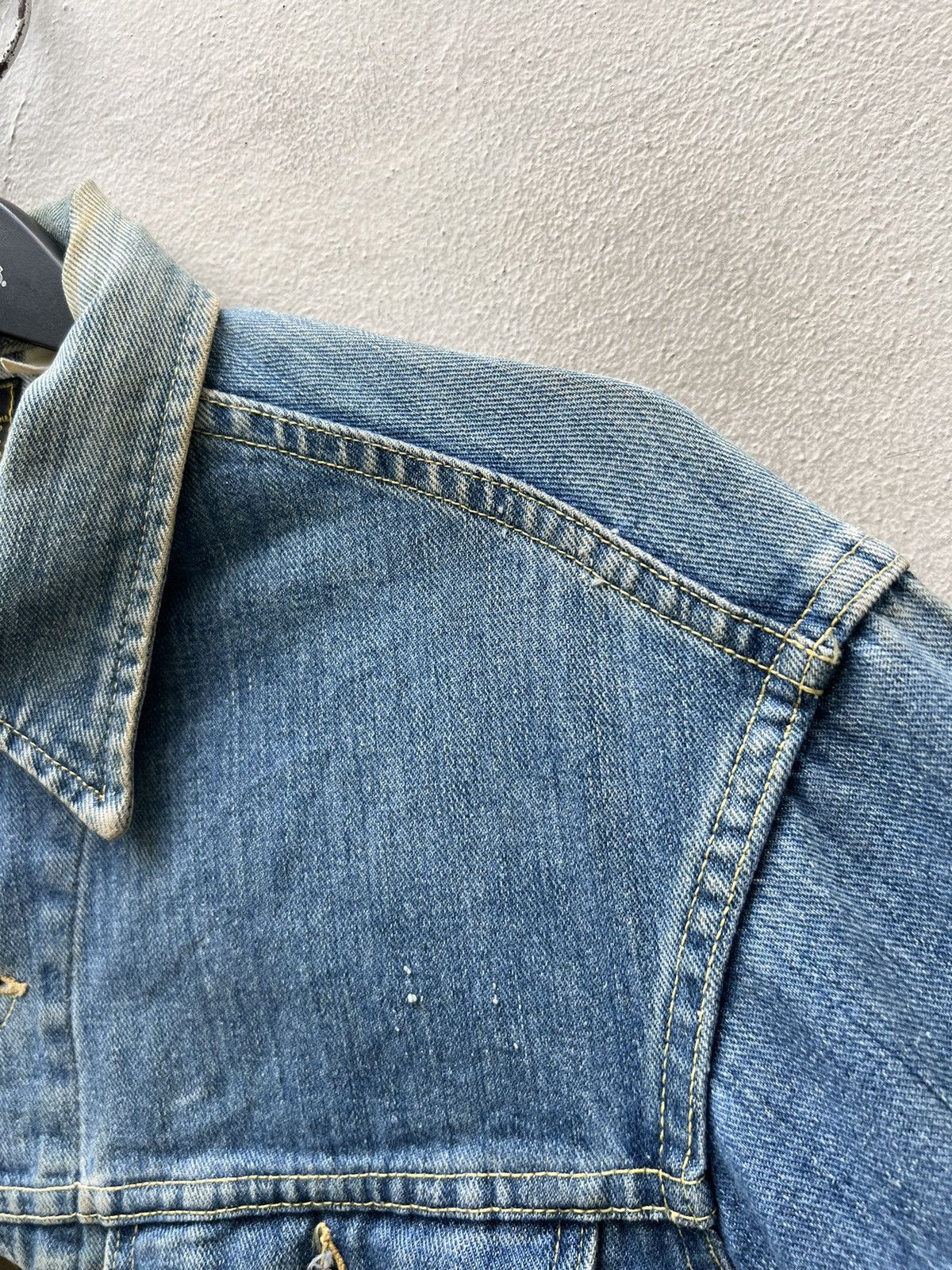Lee Vintage 70s Lee Riders Union Made Dirty Mud Denim Jacket Size US L / EU 52-54 / 3 - 9 Thumbnail