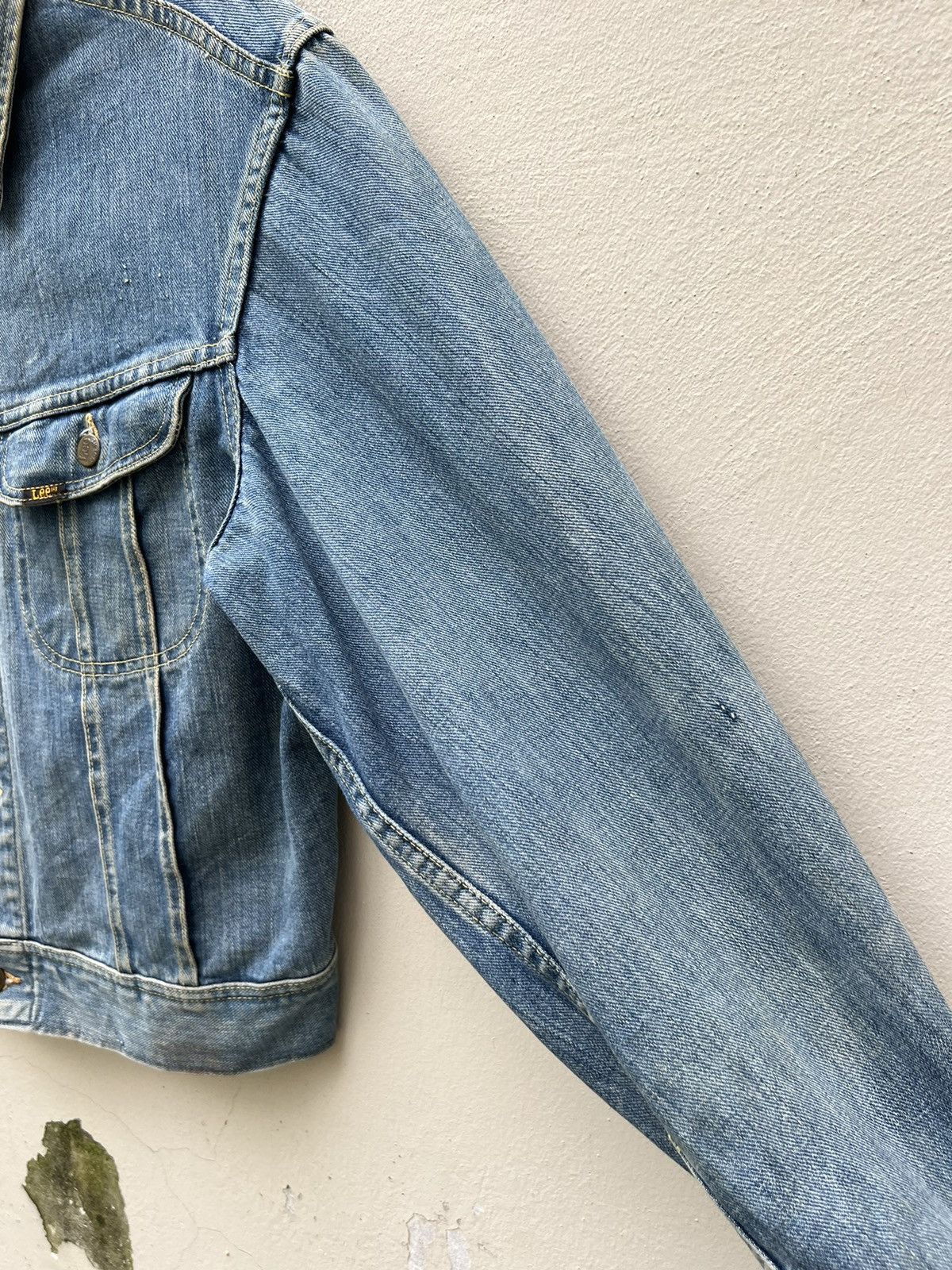 Lee Vintage 70s Lee Riders Union Made Dirty Mud Denim Jacket Size US L / EU 52-54 / 3 - 11 Thumbnail