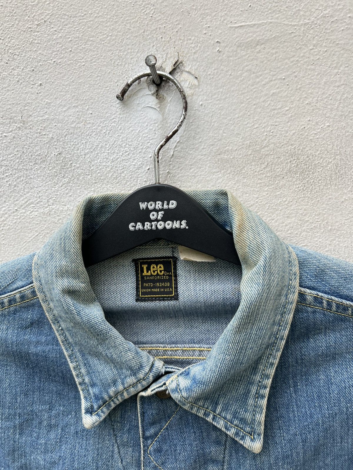 Lee Vintage 70s Lee Riders Union Made Dirty Mud Denim Jacket Size US L / EU 52-54 / 3 - 7 Thumbnail