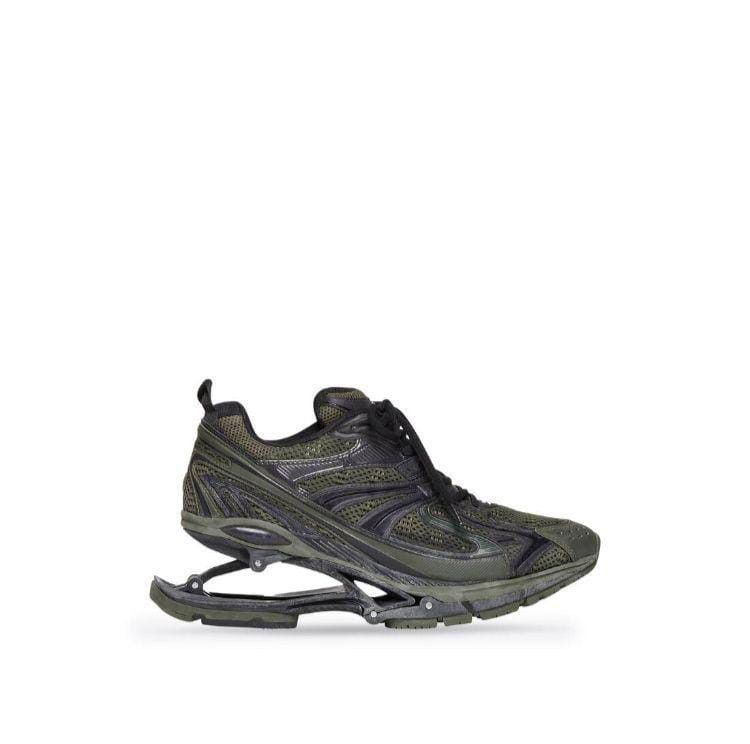 image of Balenciaga O1S1Rm0723 Sneakers In Green, Men's (Size 12)