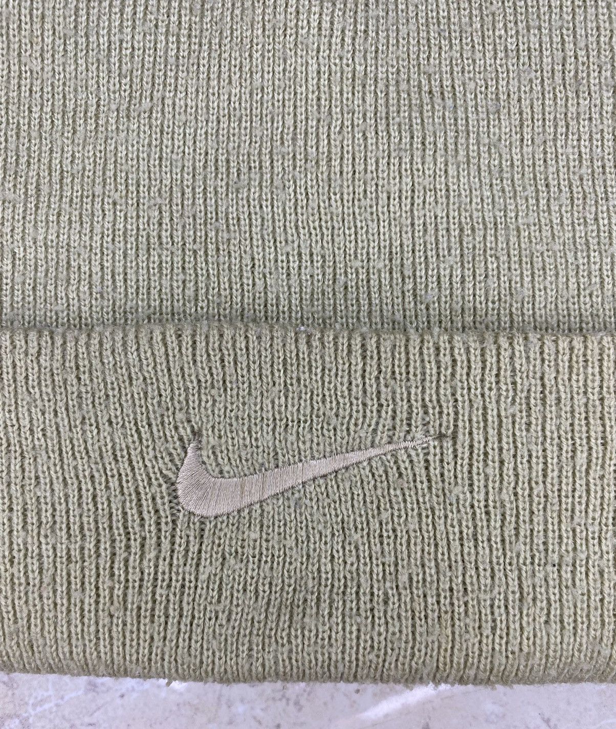 Nike Crazy Vintage Y2K Nike Embroidery Swoosh Beanie Hat Size ONE SIZE - 2 Thumbnail